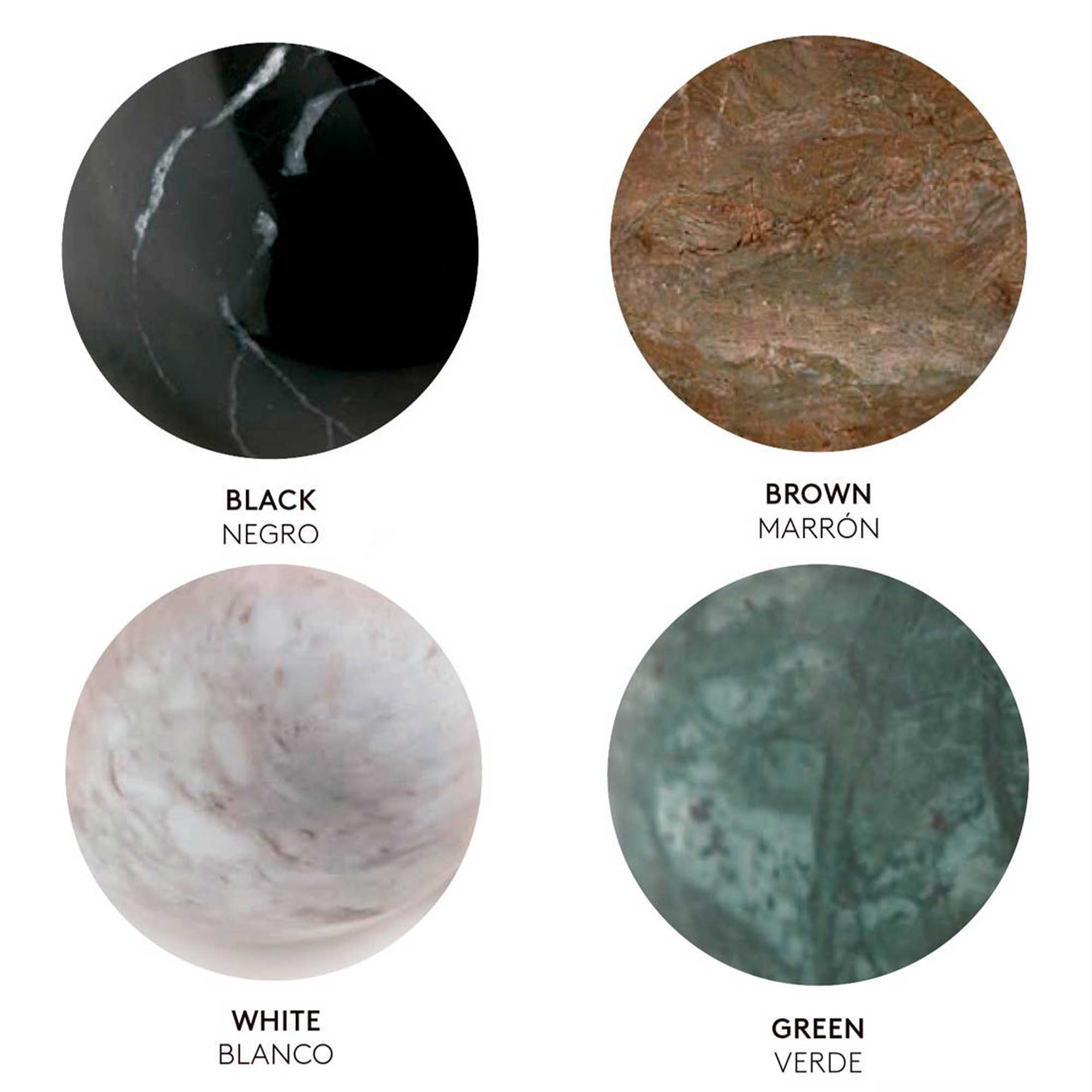 Aromas Anza LED nástěnné svítidlo alabastr