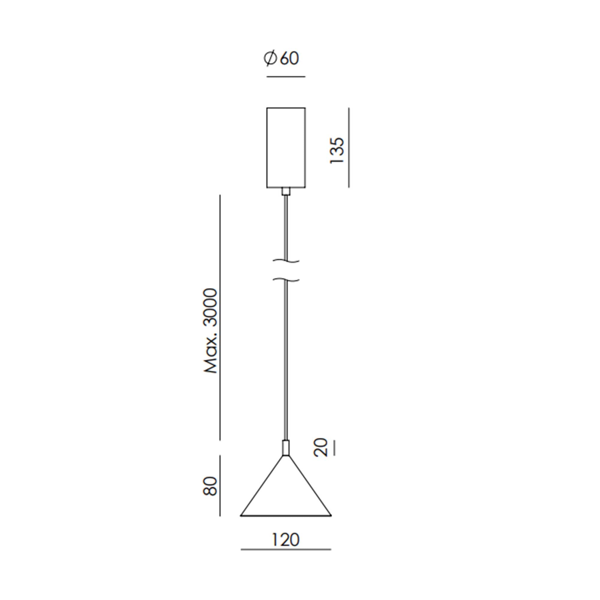 Aromas Anza LED mramorové závěsné svítidlo