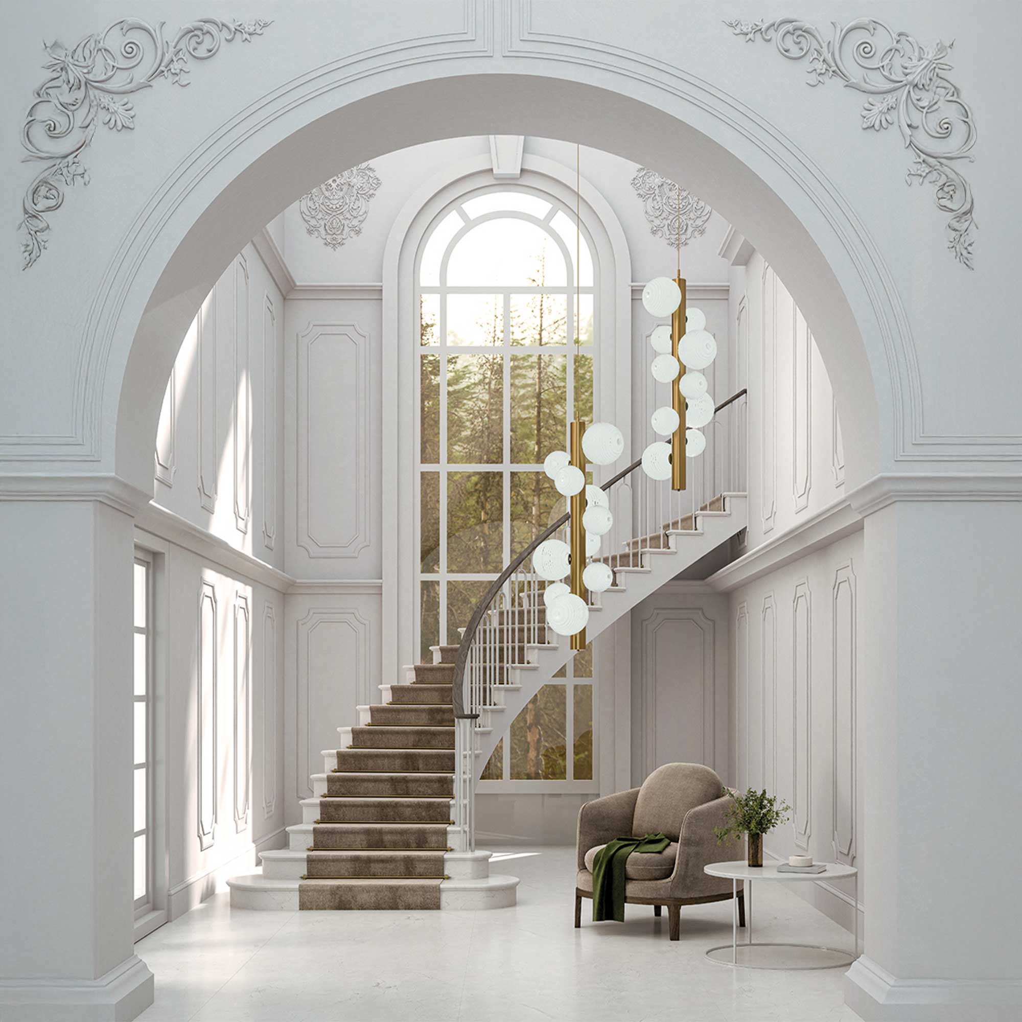 Aromas Lera G9 závěsné svítidlo