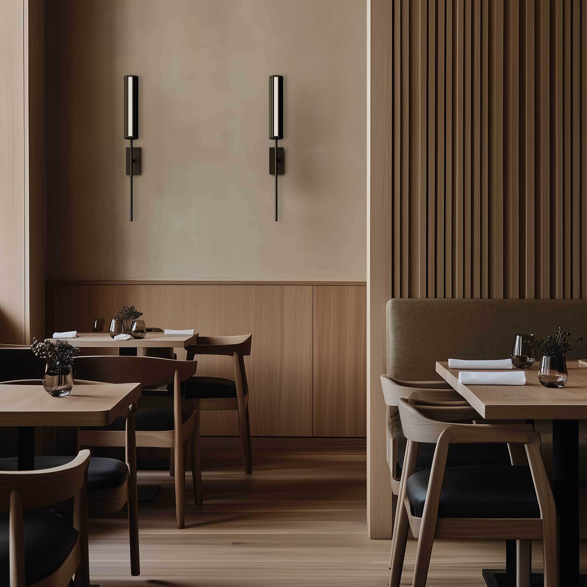 Aromas Niro LED nástěnné svítidlo stmívatelné