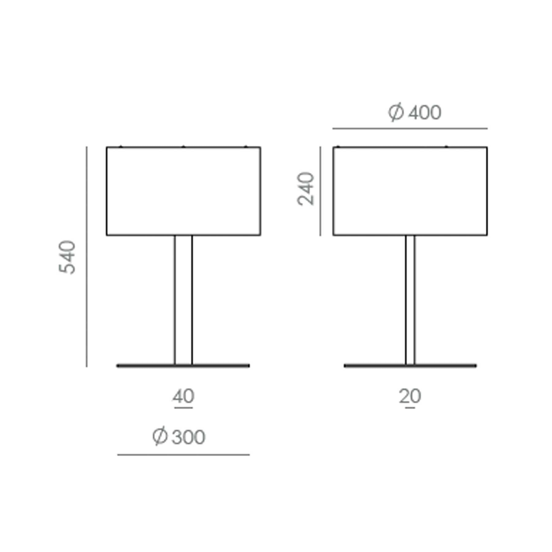 Aromas Rems E27 stolní kožené svítidlo