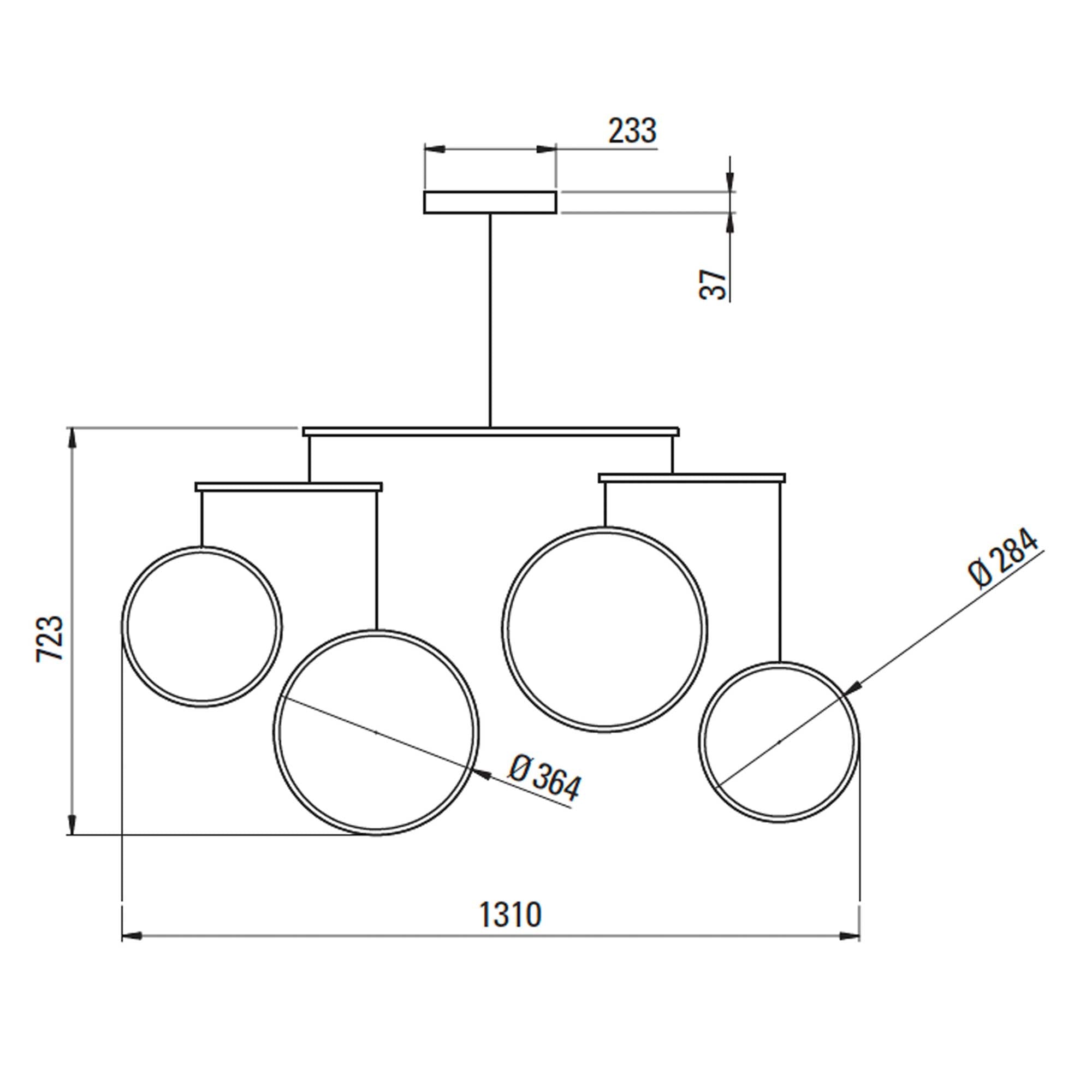 DCW éditions Focus LED viseća svjetiljka