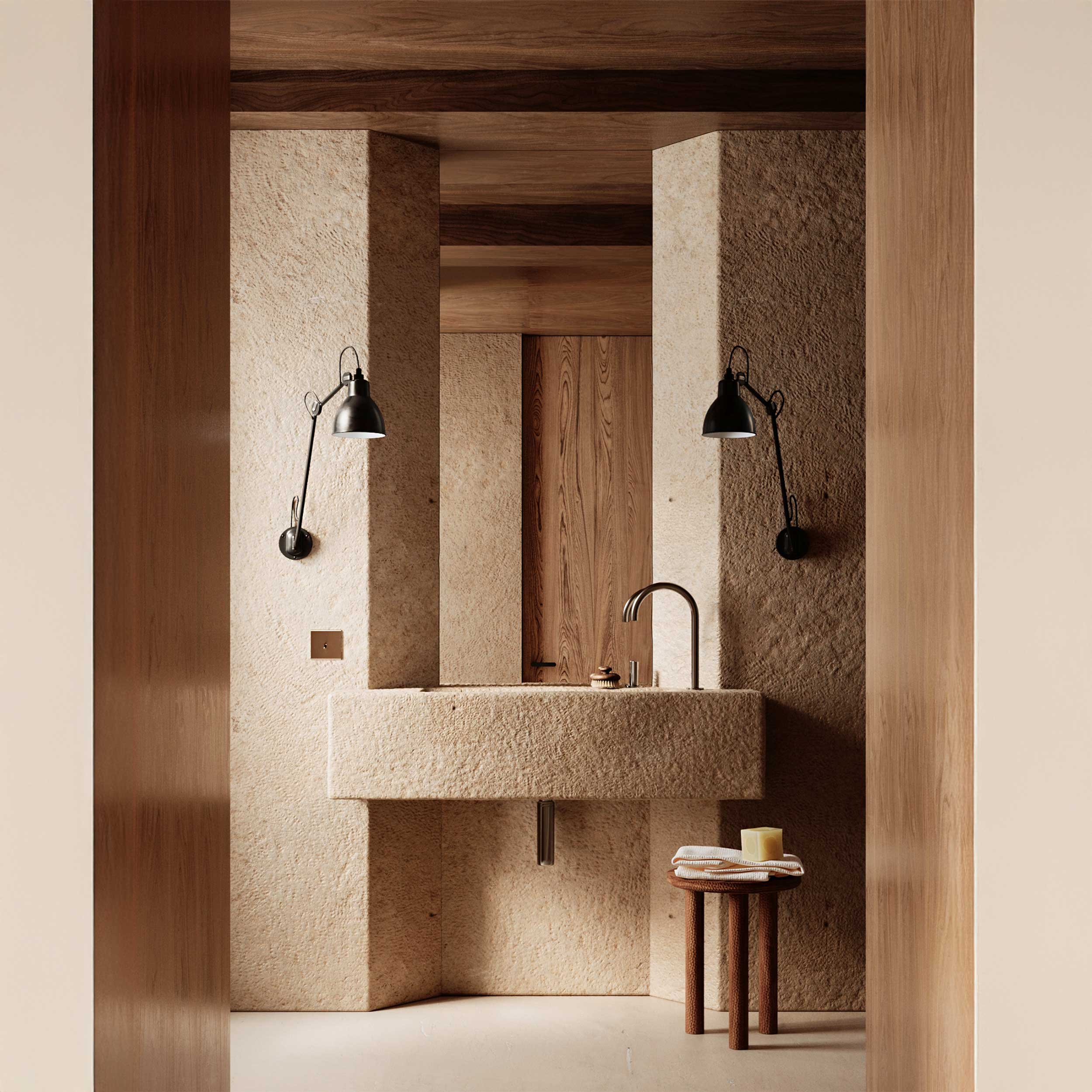 DCW éditions Lampe Gras br. 122 E27 kupaonska svjetiljka IP44