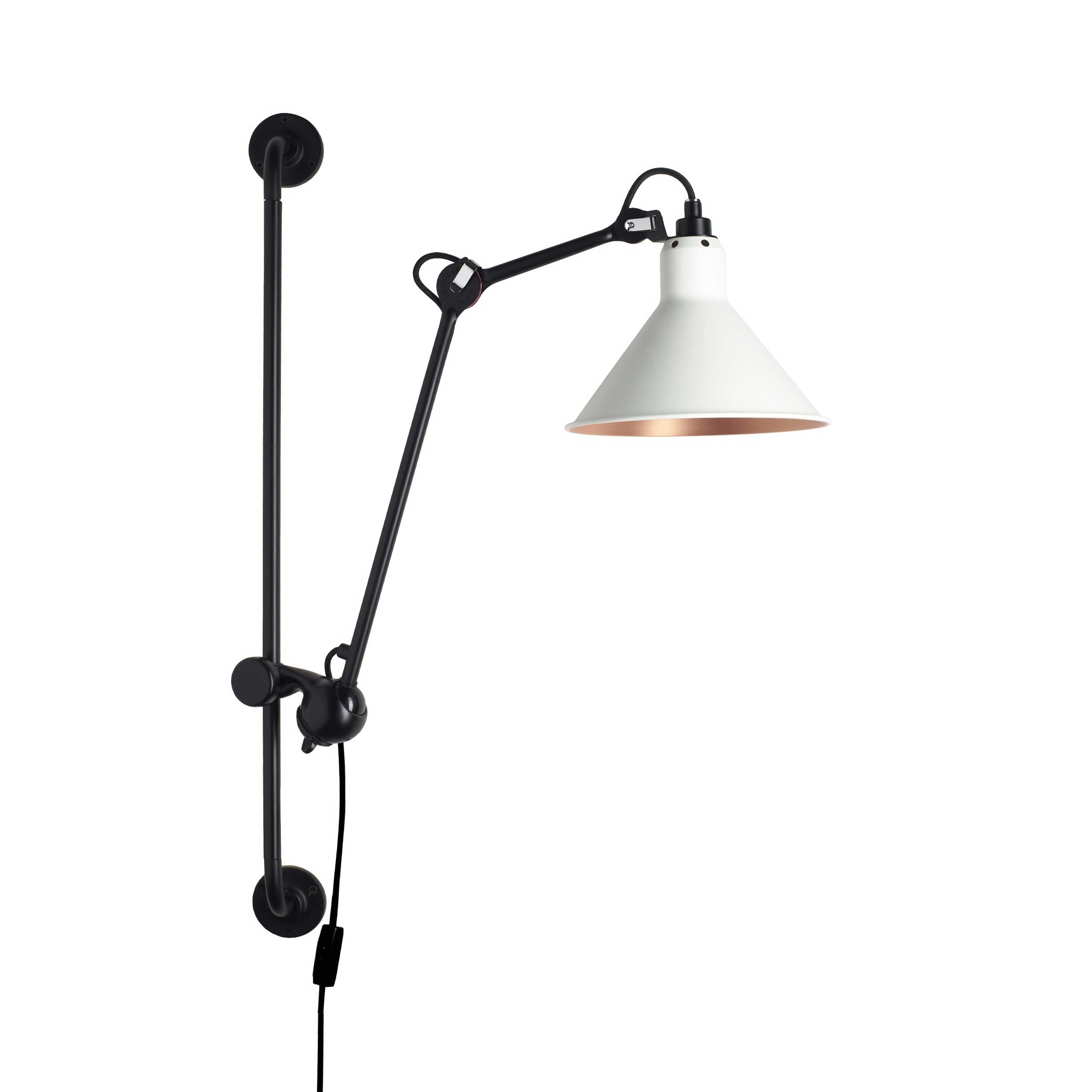 DCW éditions Lampe Gras N°210 E14 zidna svjetiljka s prekidačem