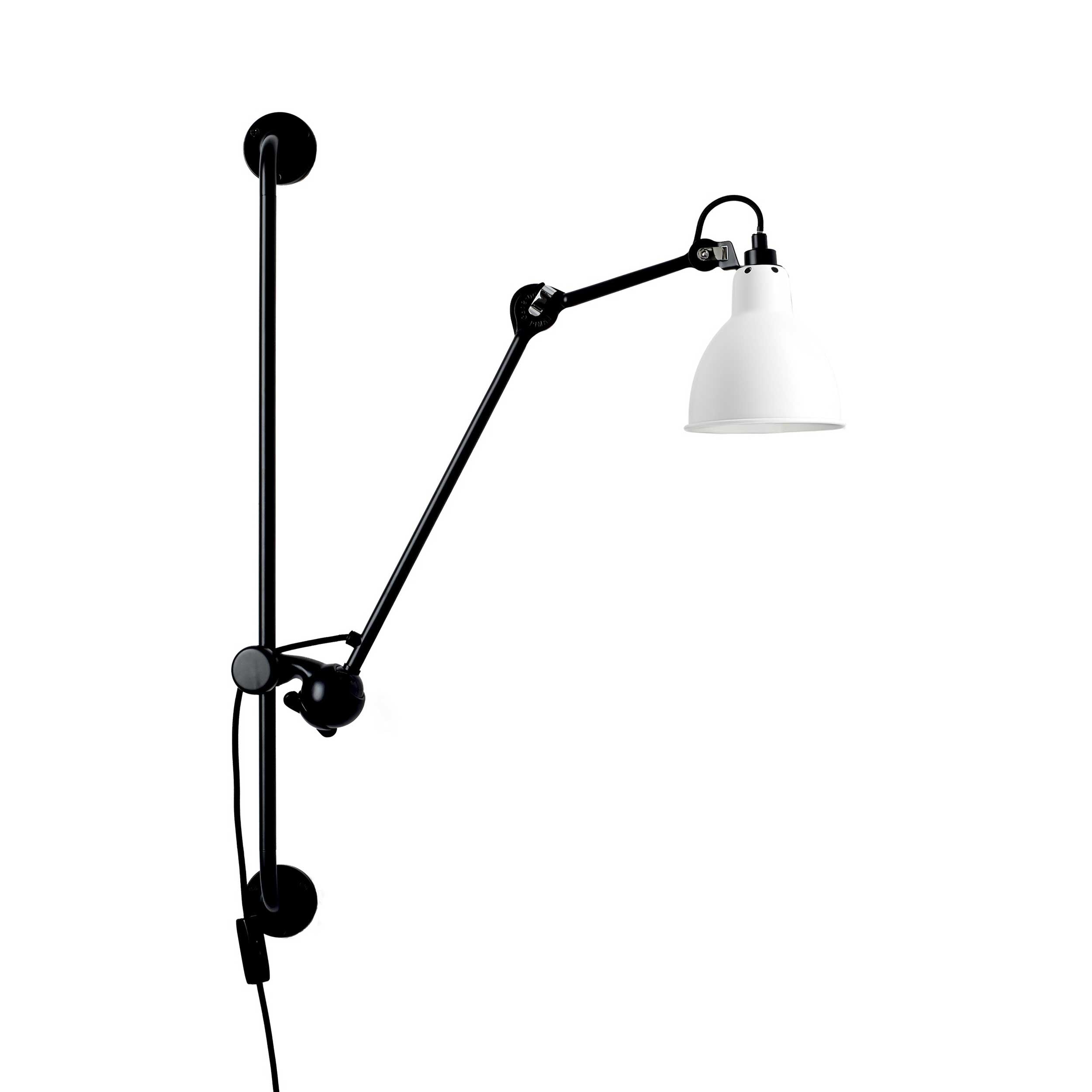 DCW éditions Lampe Gras N°210 E14 zidna svjetiljka s prekidačem