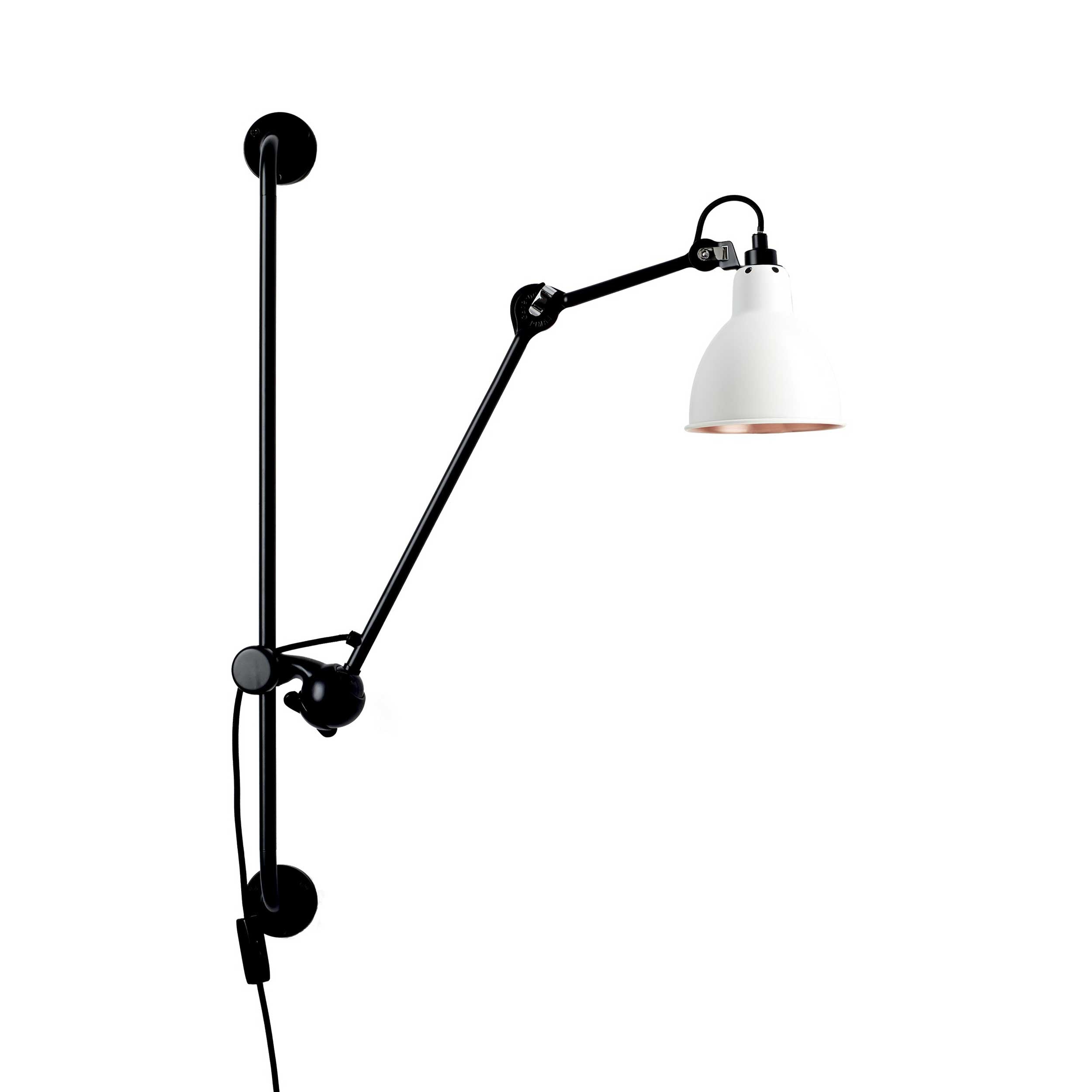DCW éditions Lampe Gras N°210 E14 zidna svjetiljka s prekidačem