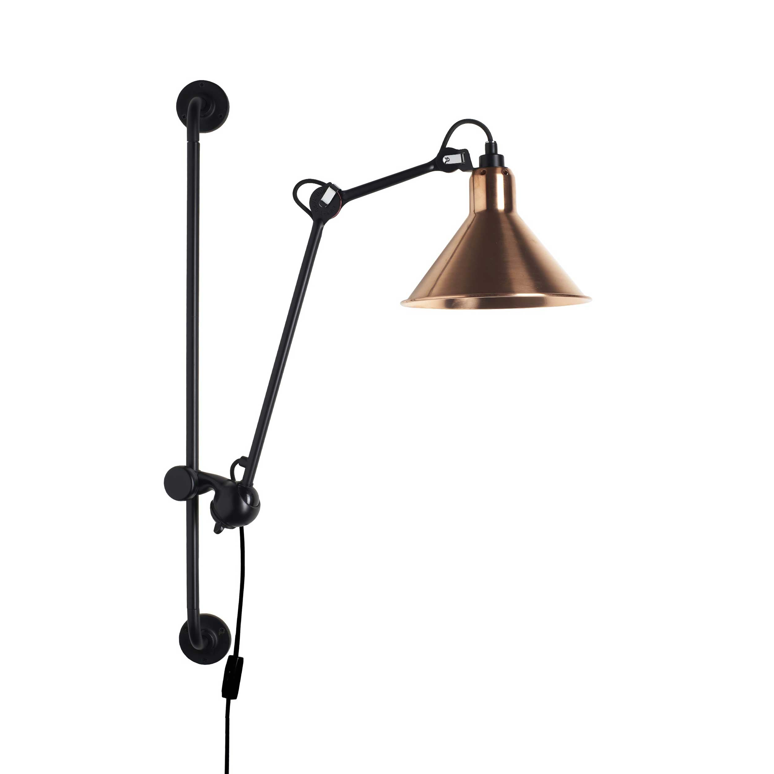 DCW éditions Lampe Gras N°210 E14 zidna svjetiljka s prekidačem