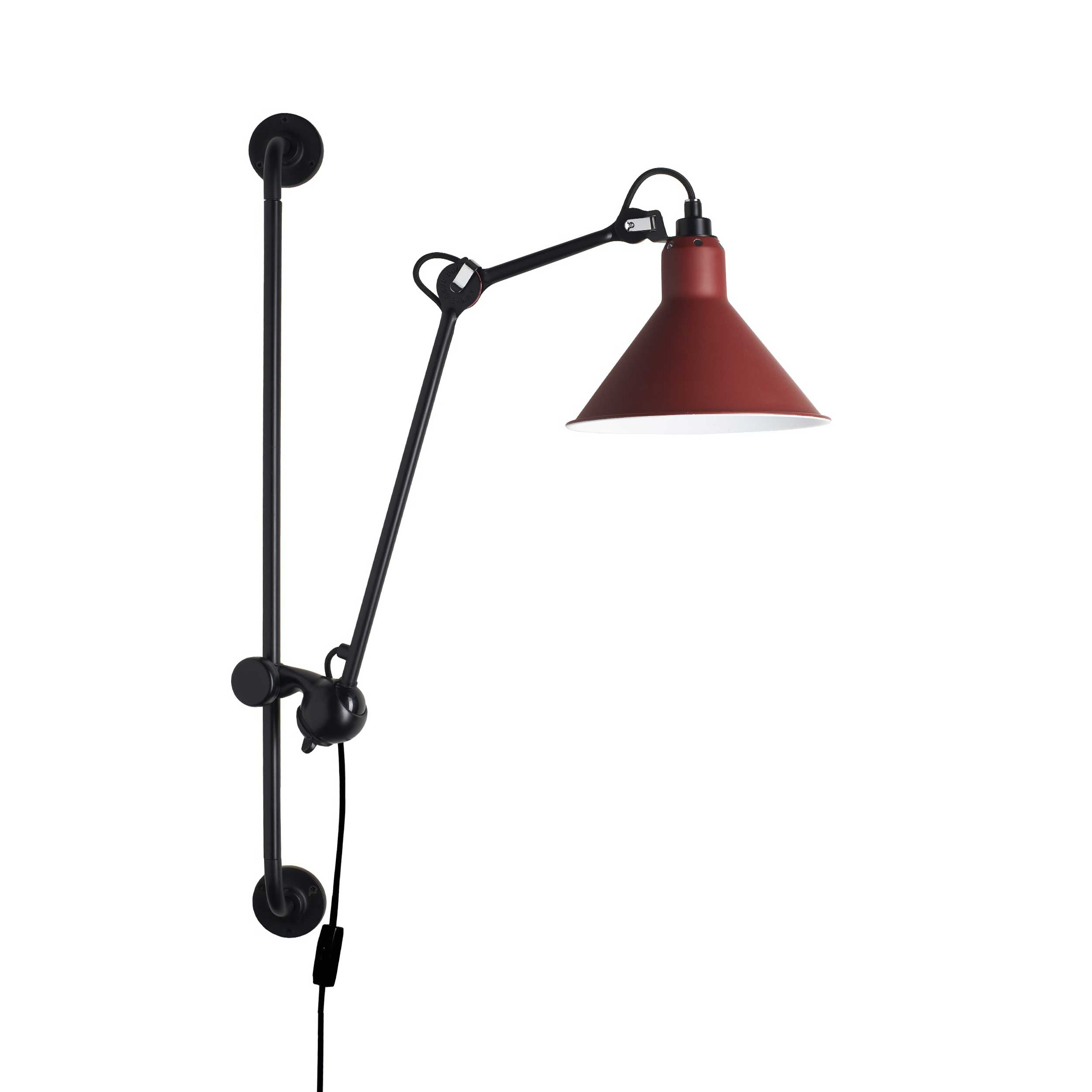 DCW éditions Lampe Gras N°210 E14 zidna svjetiljka s prekidačem