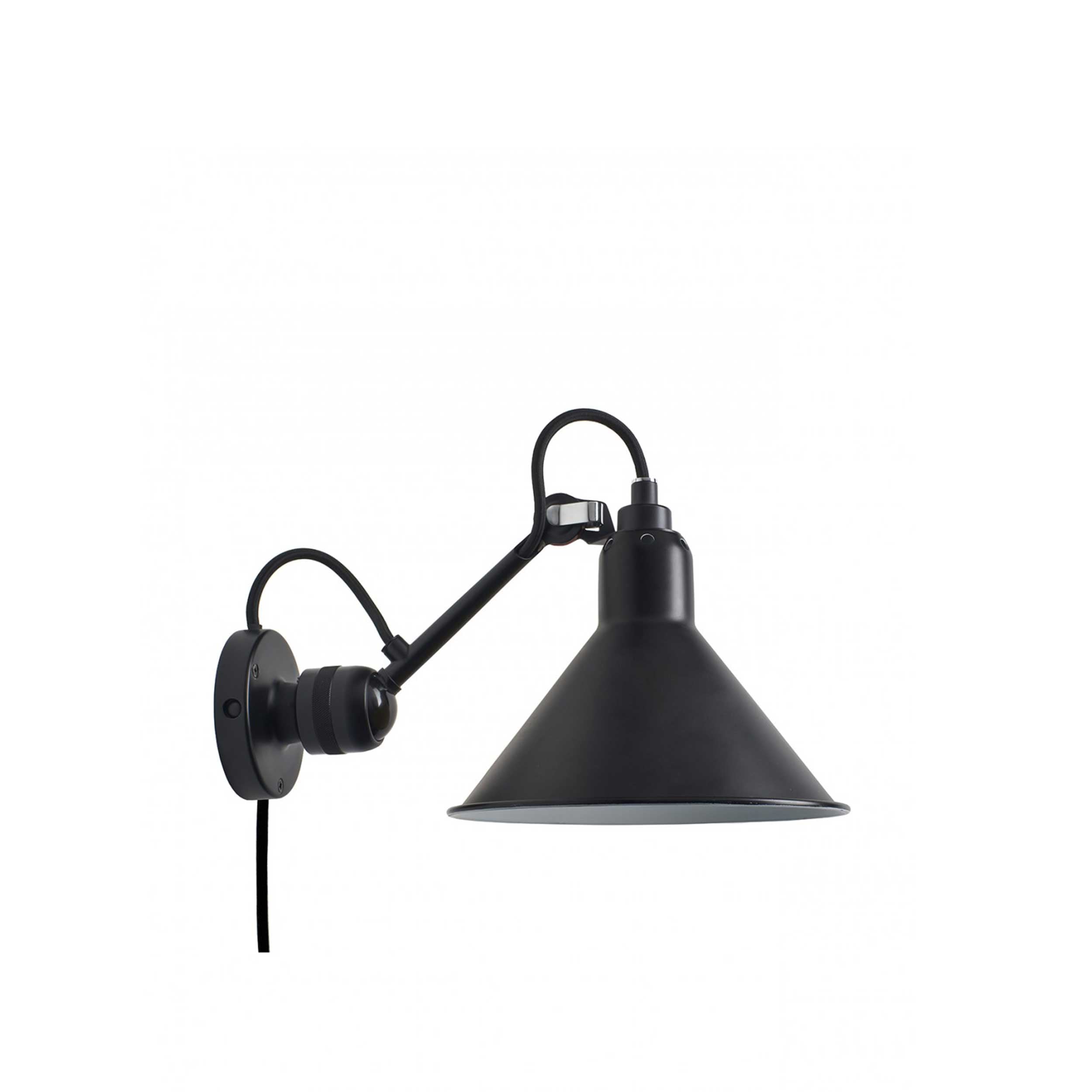 DCW éditions Lampe Gras N°304 E14 zidna svjetiljka, crna