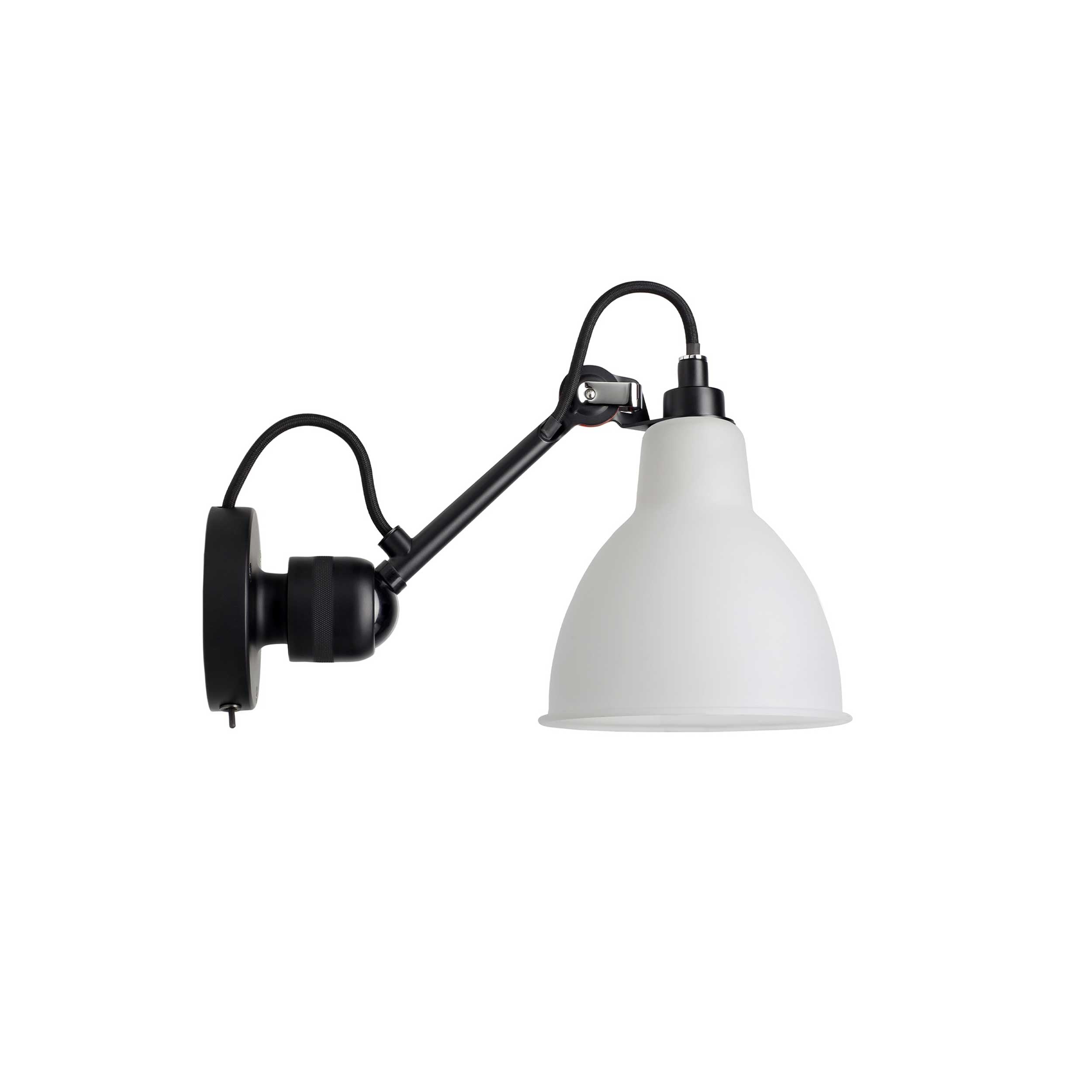 DCW éditions Lampe Gras N°304 E14 zidna svjetiljka, crna