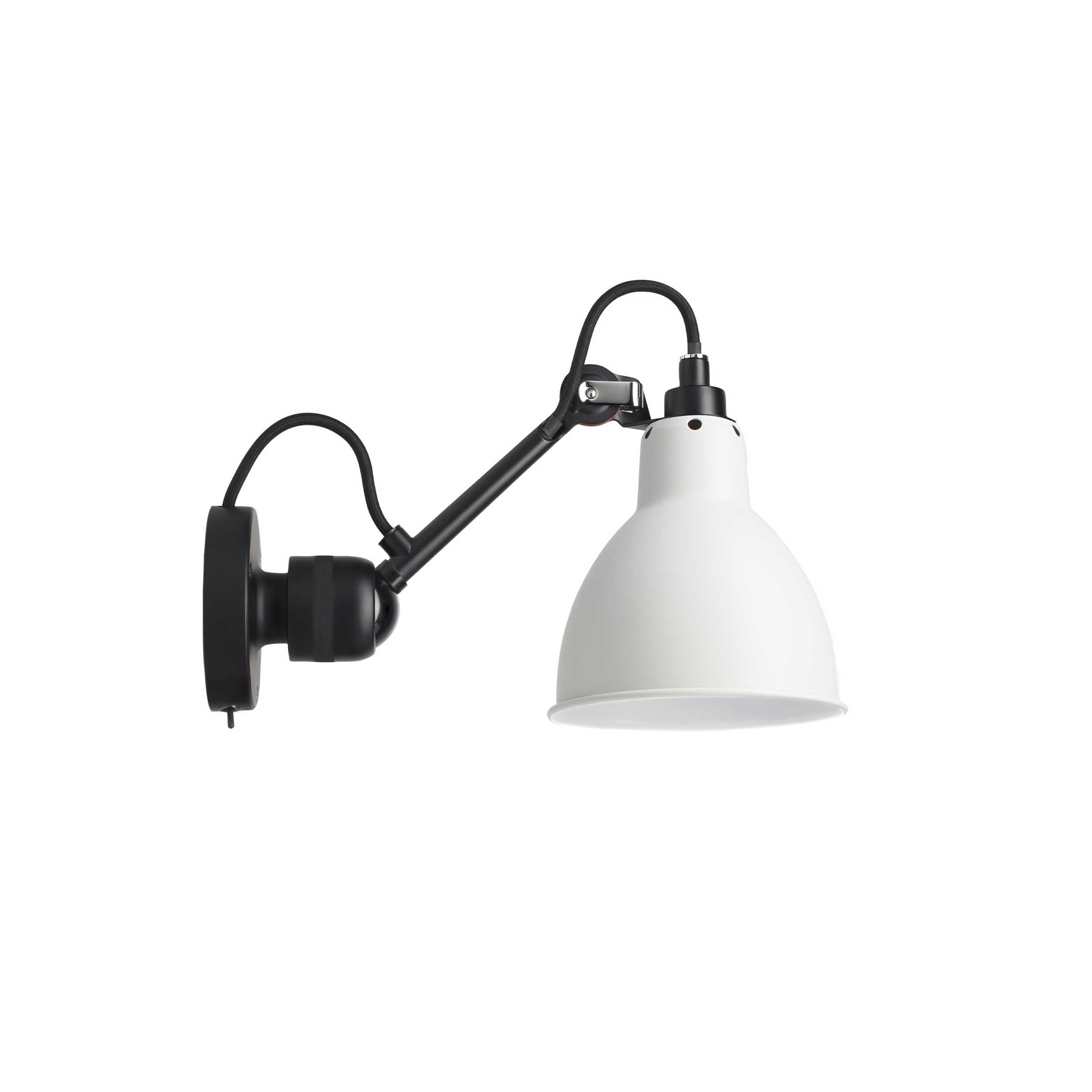 DCW éditions Lampe Gras N°304 E14 zidna svjetiljka, crna