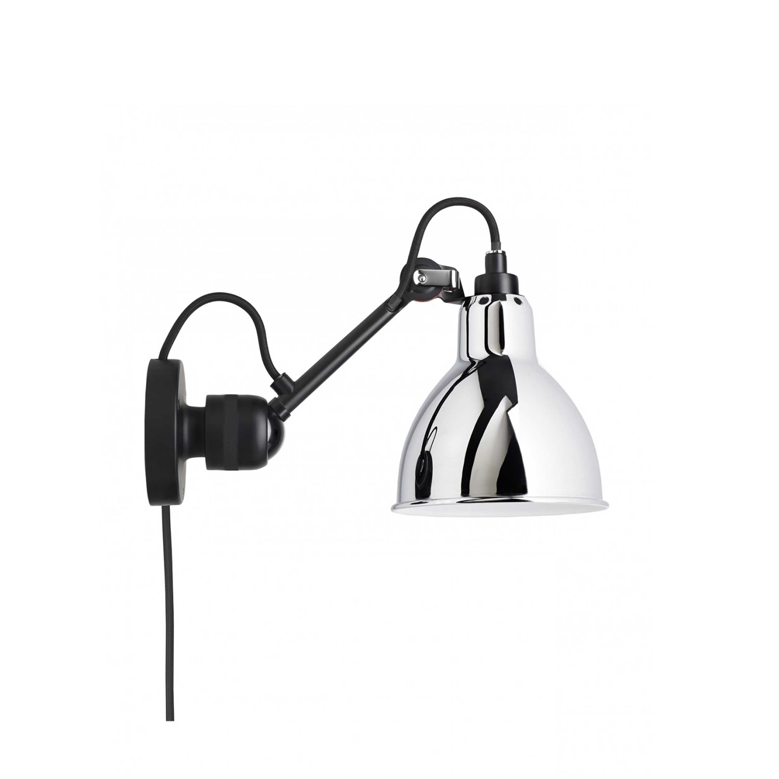 DCW éditions Lampe Gras N°304 E14 zidna svjetiljka, crna