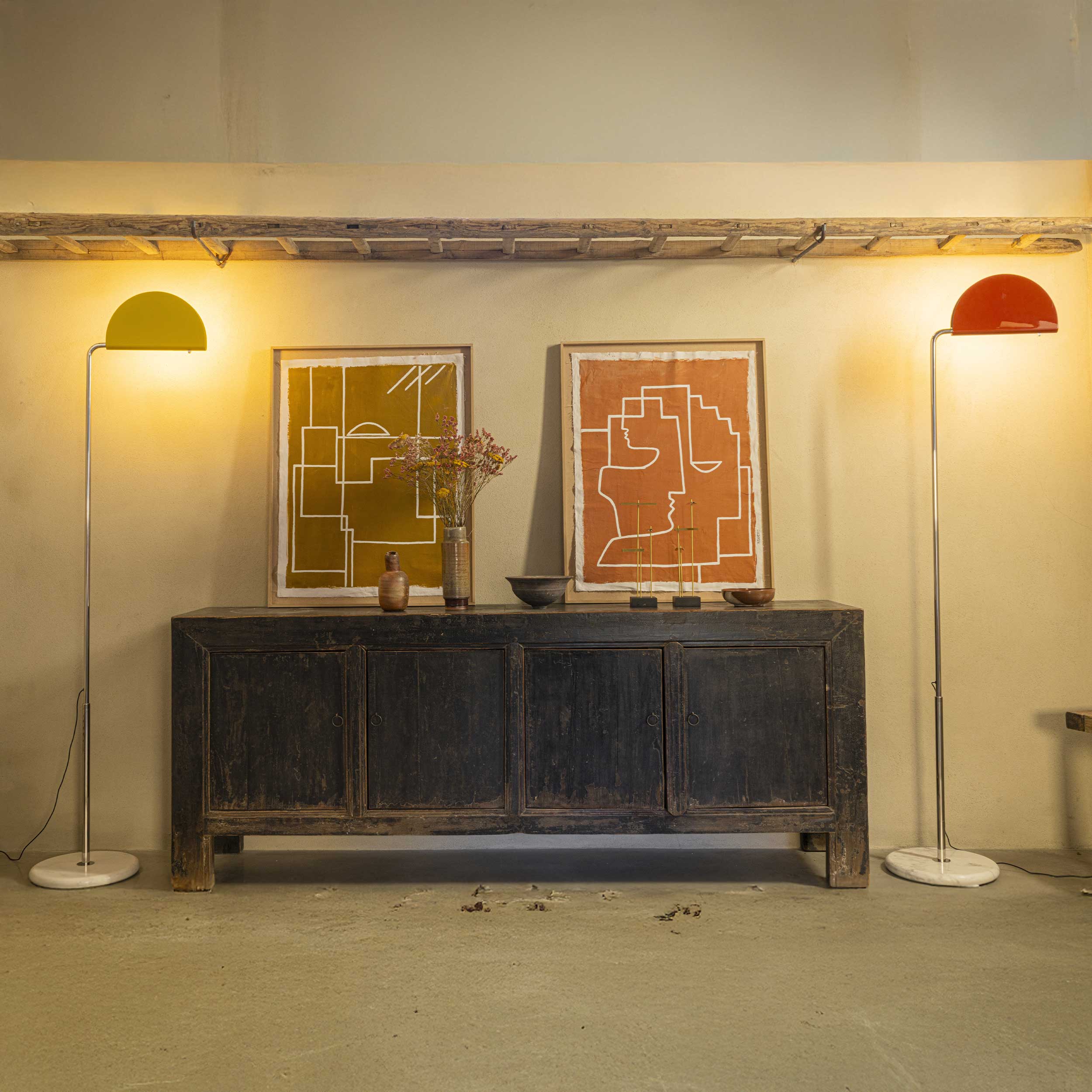 DCW éditions Mezzaluna LED podna lampa