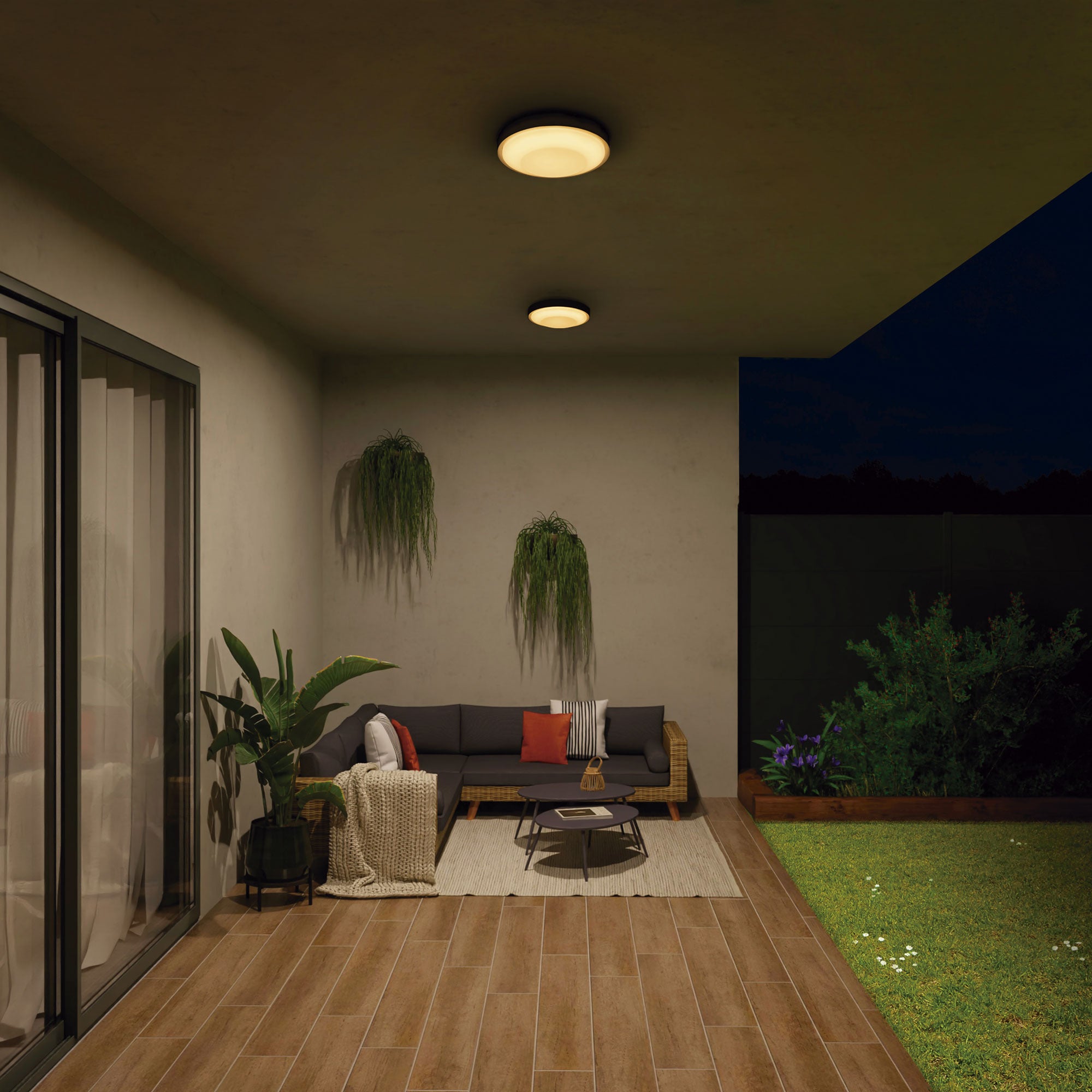 Dopo Floc LED přisazené svítidlo bílé