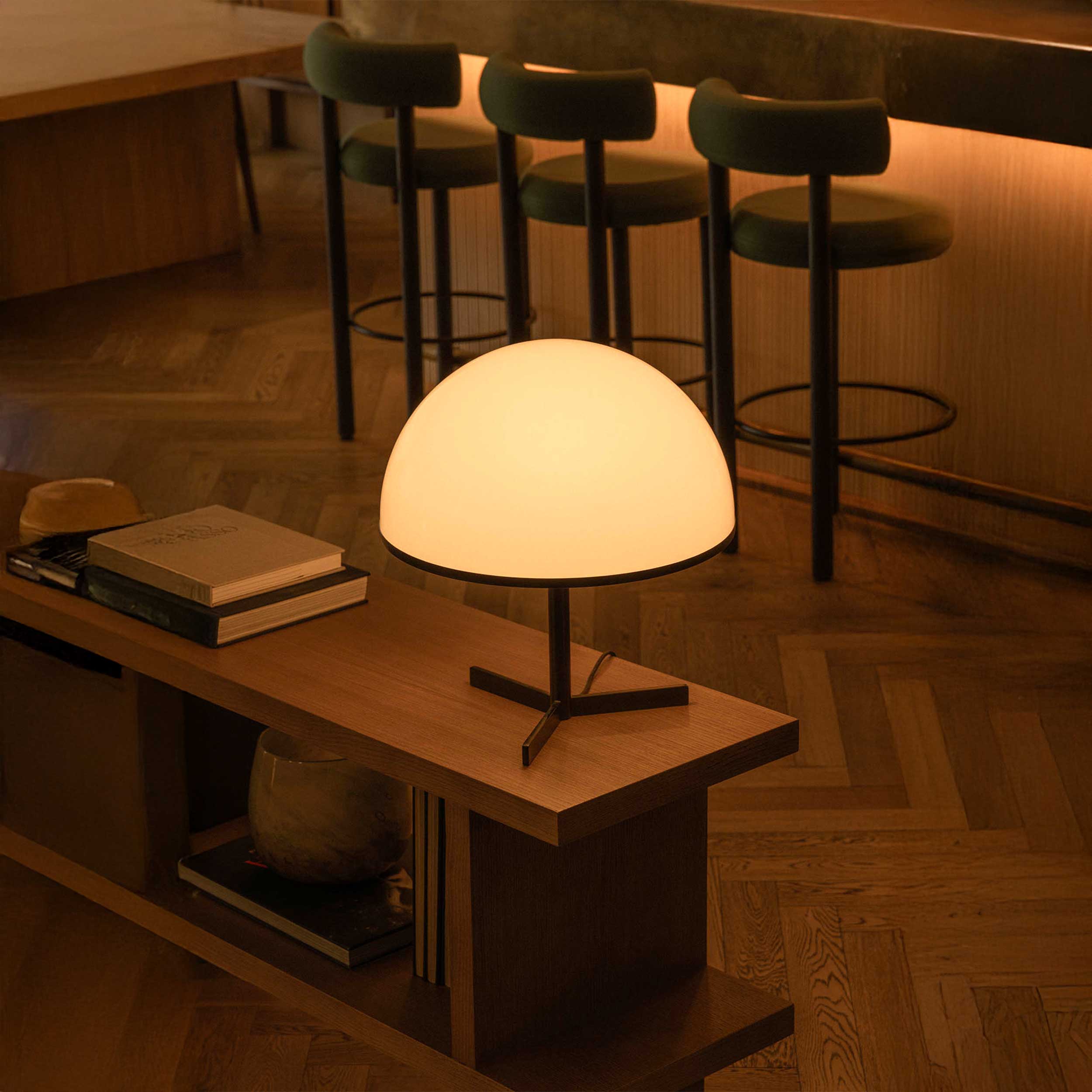 Stolna lampa Faro Dome M E27, prigušiva