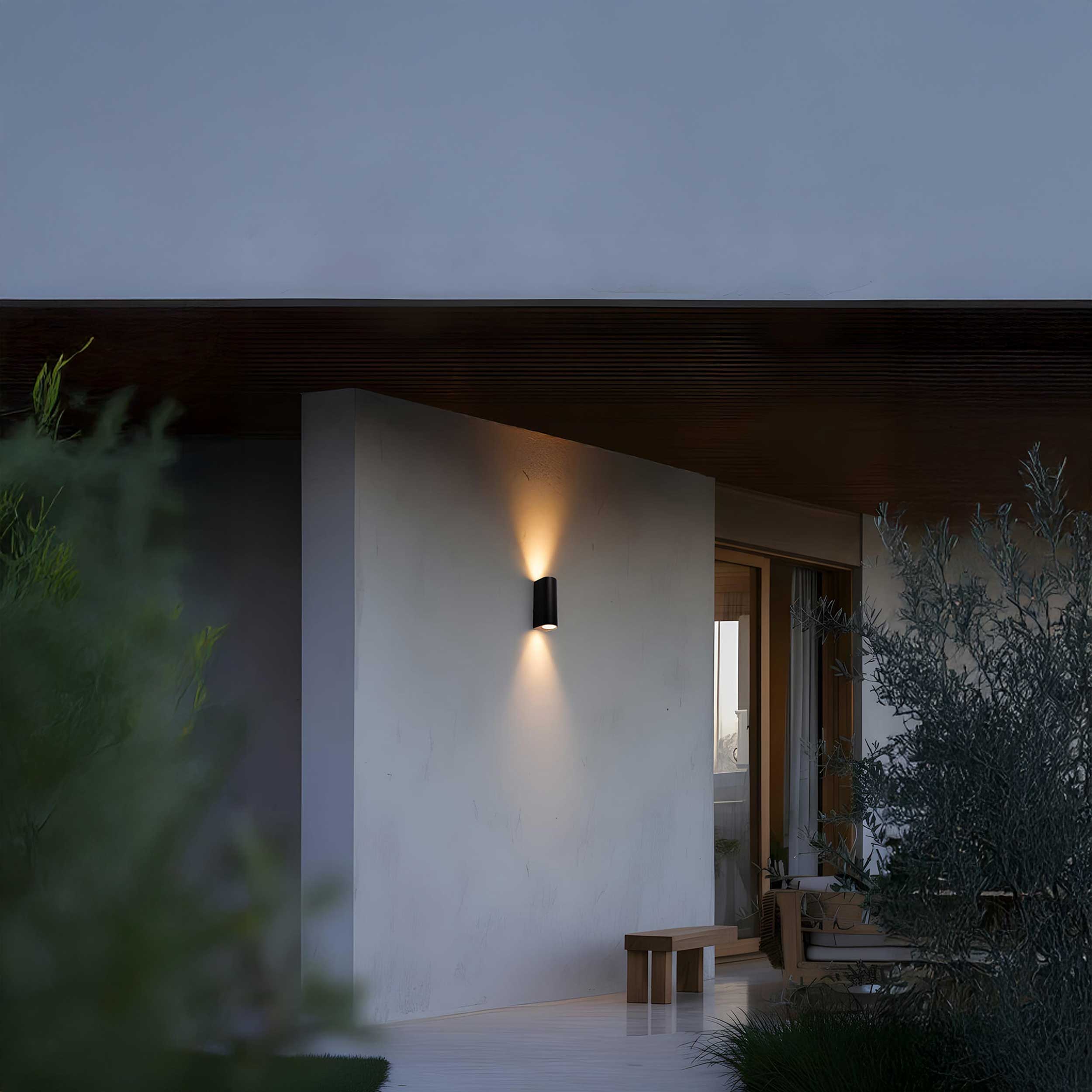 Faro Estela GU10 vanjska zidna svjetiljka IP65