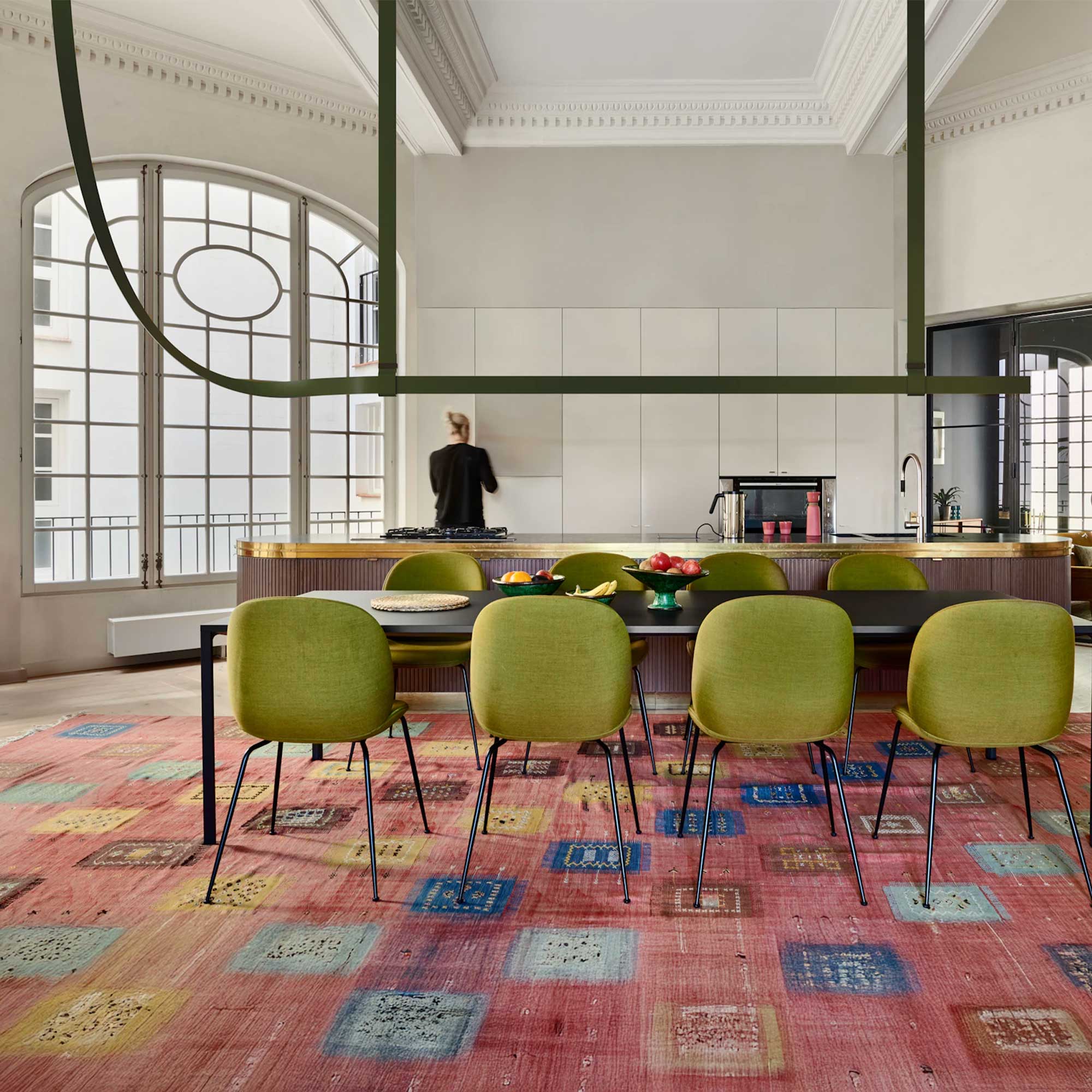 Flos Belt LED závěsné kožené svítidlo