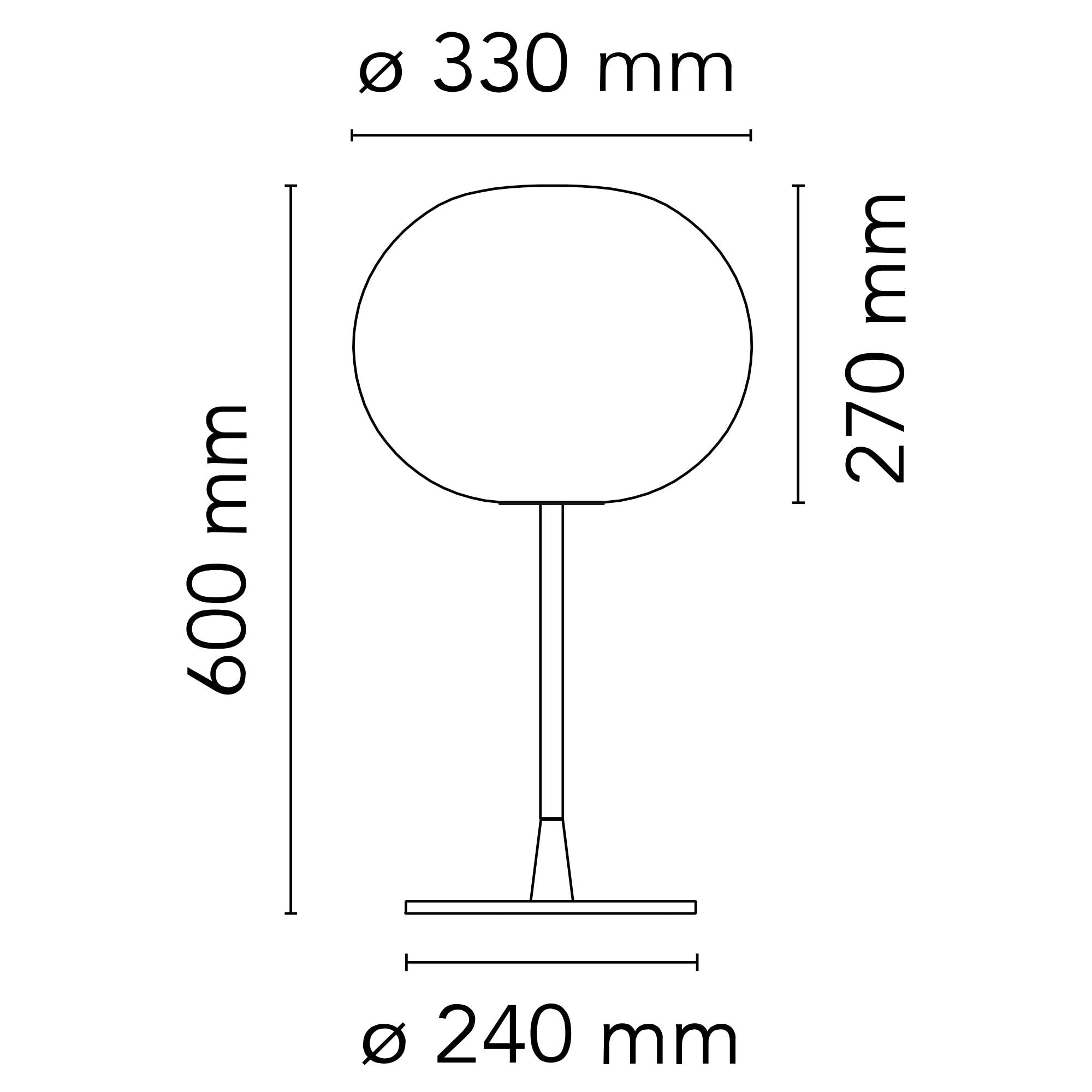 Flos Glo-Ball E27 stolní svítidlo