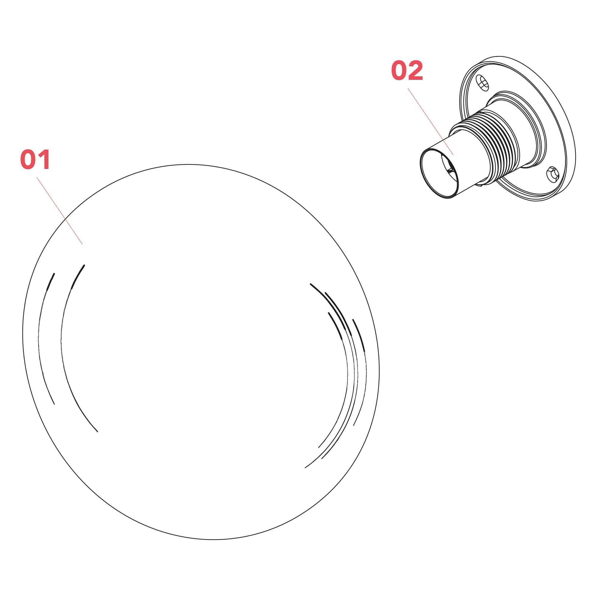 Flos Glo-Ball E27 stropní svítidlo