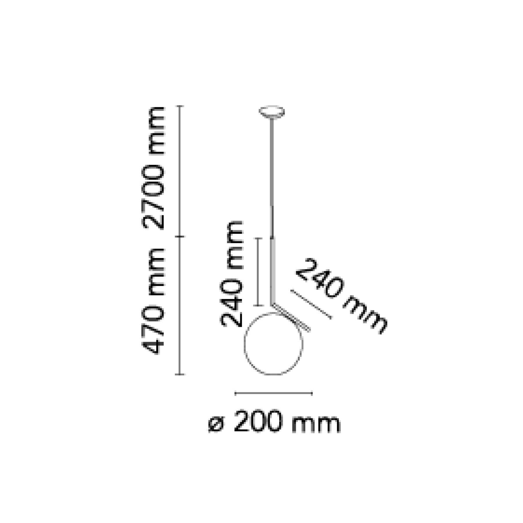Flos IC Lights S1 E14 závěsné svítidlo