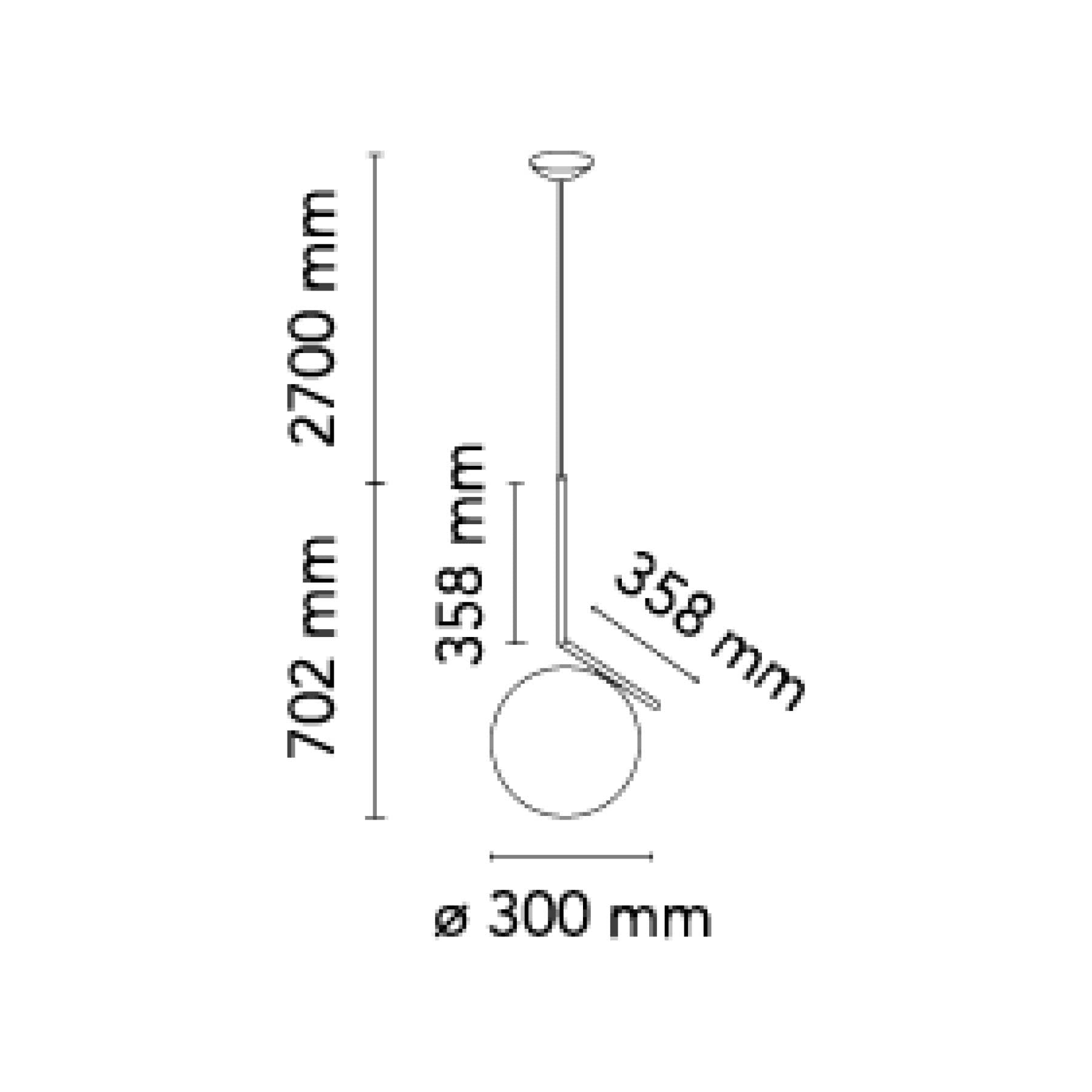 Flos IC Lights S2 E27 závěsné svítidlo