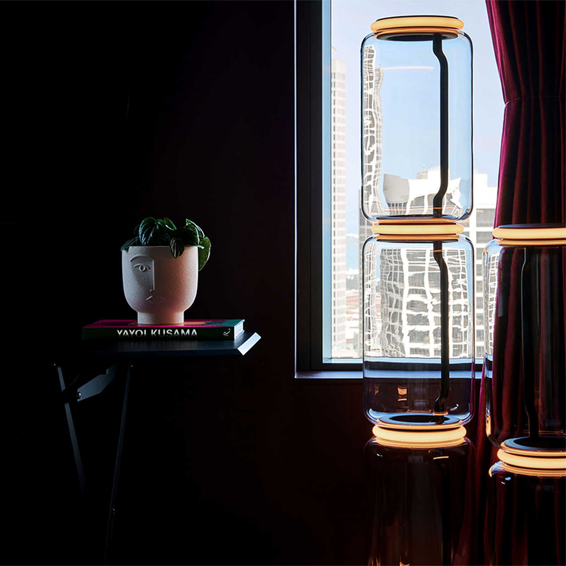 Flos Noctambule LED stojací skleněné svítidlo