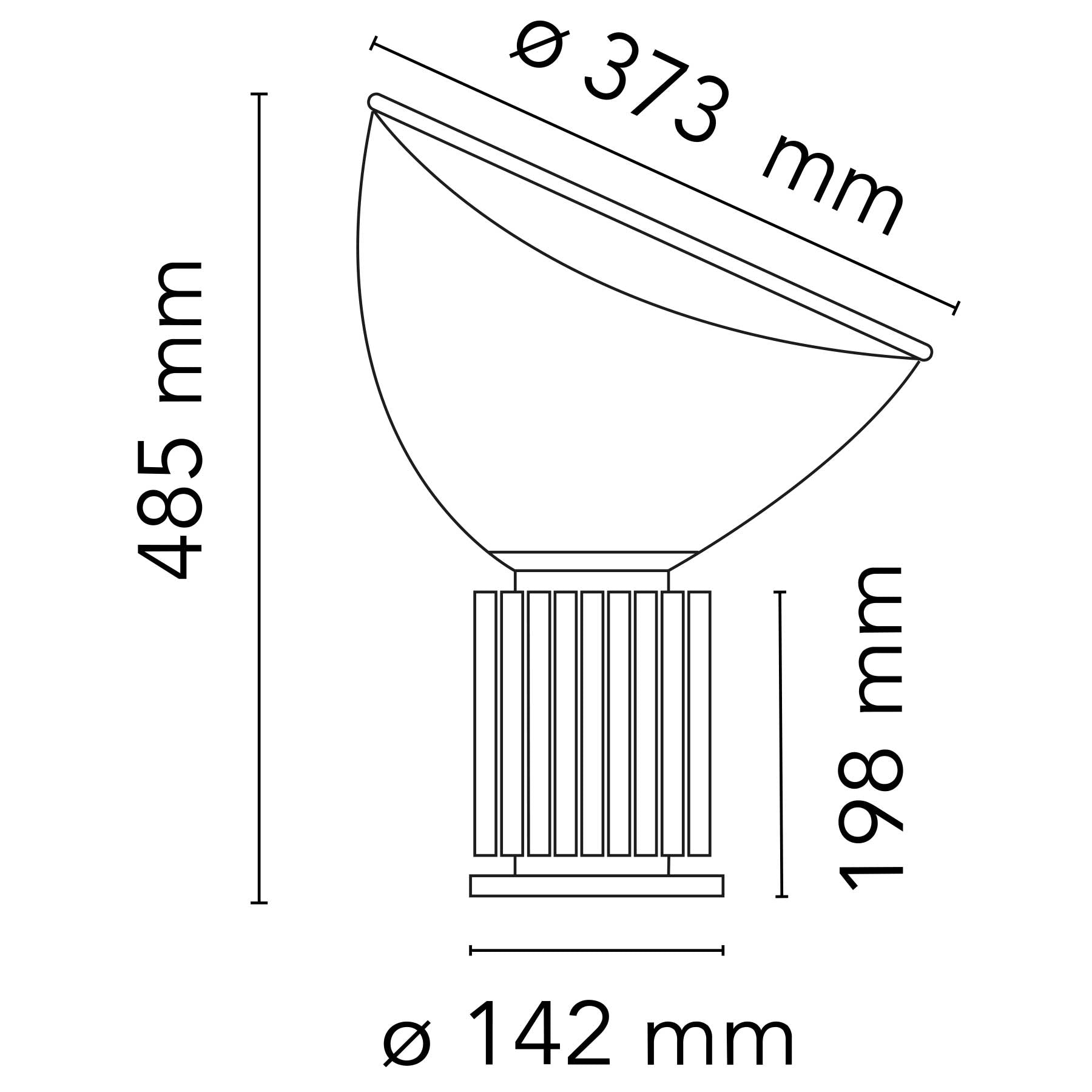 Flos Taccia LED ikonická stolní lampa