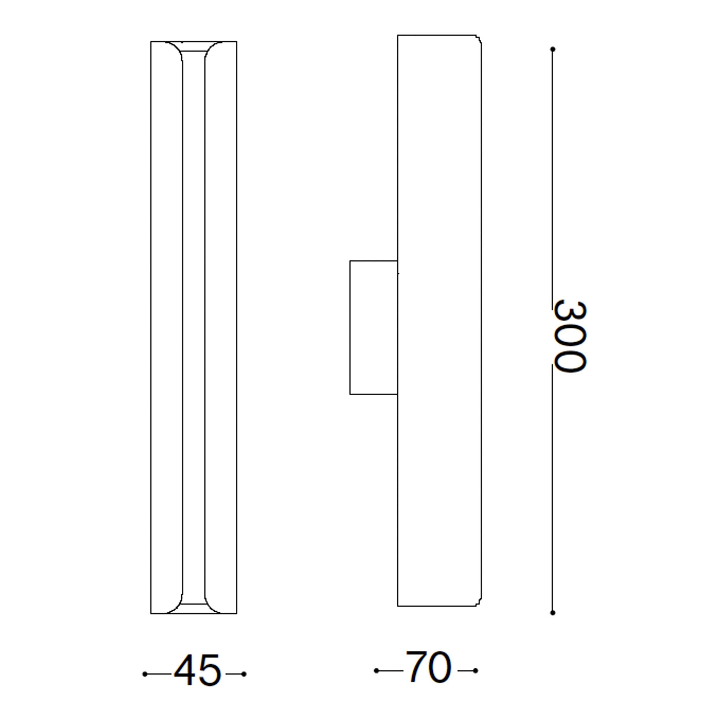 Ideal Lux Dorica LED zidna svjetiljka
