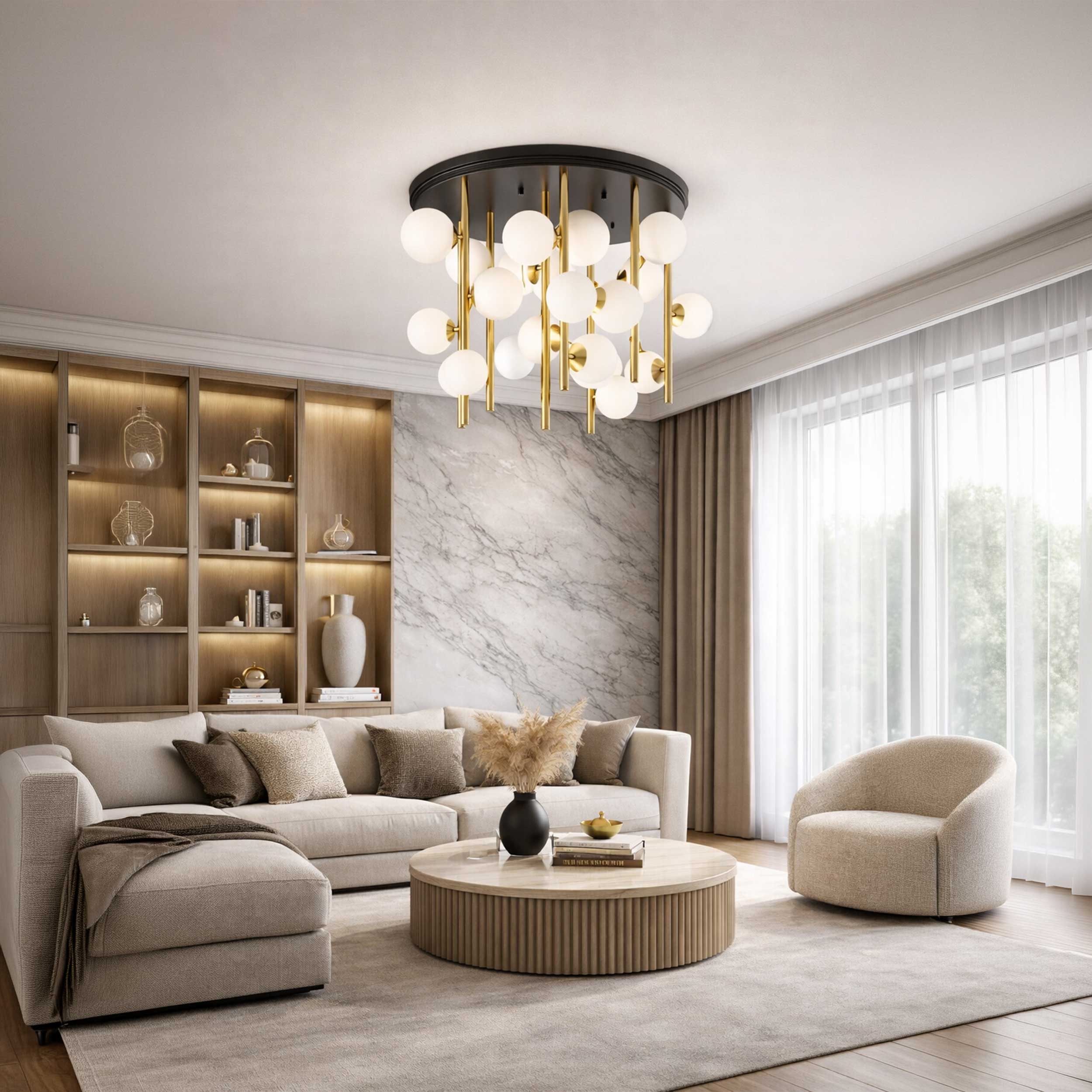 Ideal Lux Perlage G9 površinski montirana stropna svjetiljka