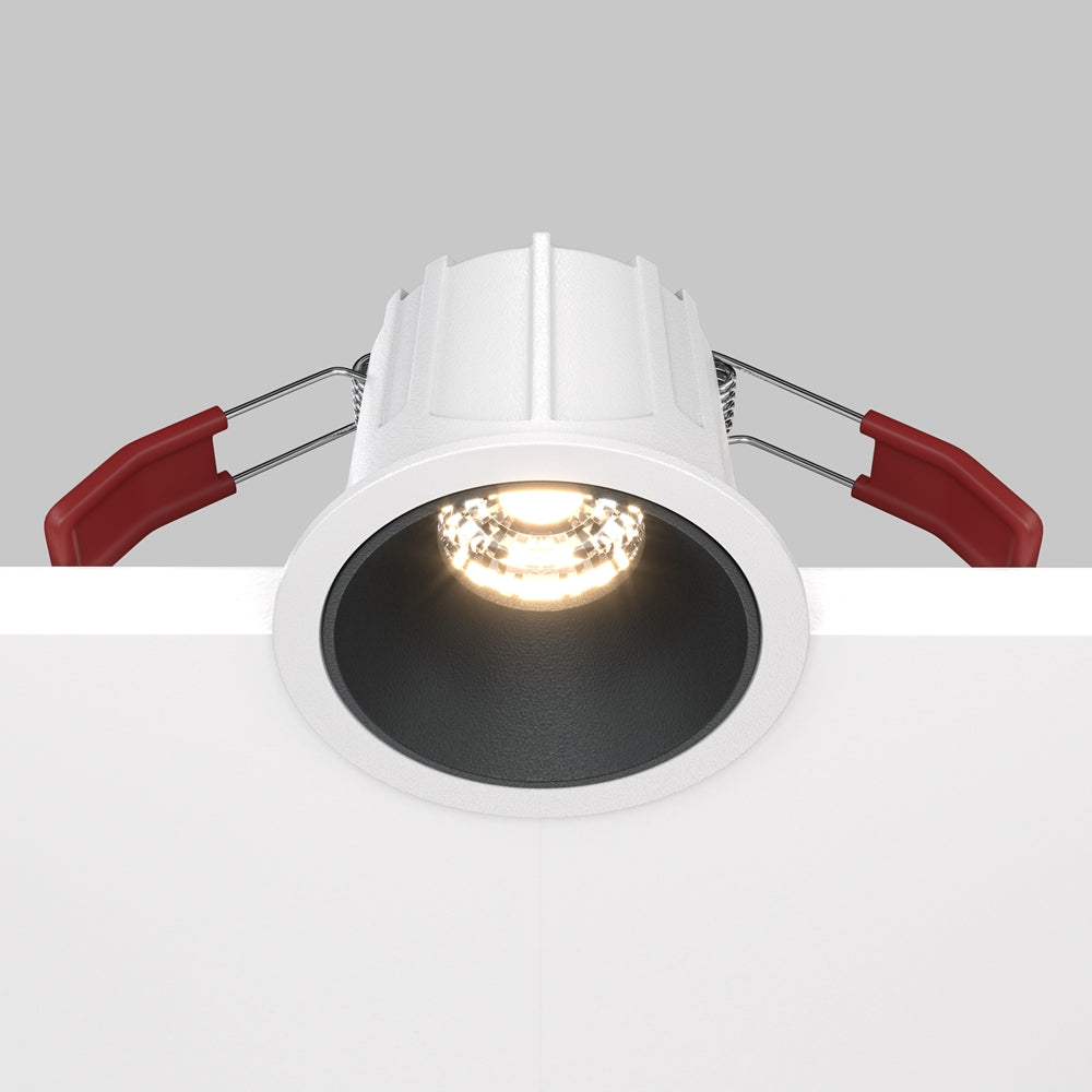 Maytoni Alfa LED 36° ugradbena kružna svjetiljka za dolje, crna