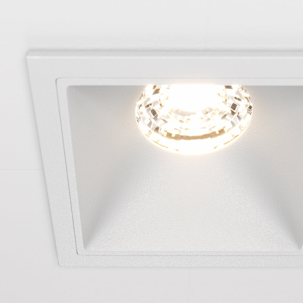 Maytoni Alfa LED 10W 36° ugradbena četvrtasta svjetiljka prema dolje, bijela