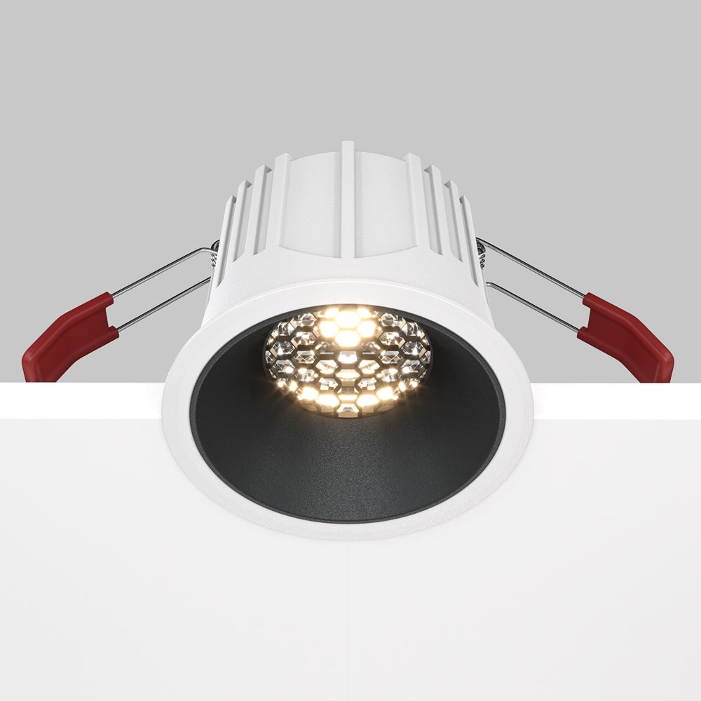 Maytoni Alfa LED 36° ugradbena kružna svjetiljka za dolje, crna