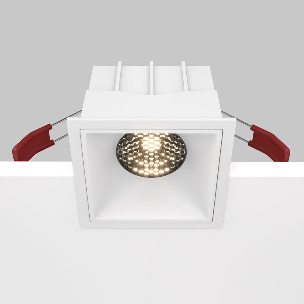 Maytoni Alfa LED 15W 36° ugradbeni četvrtasti downlight, bijeli