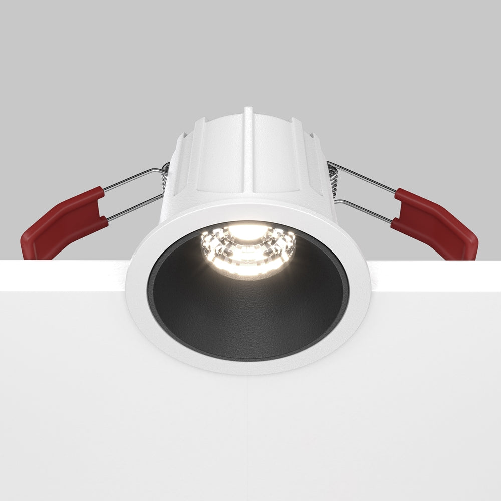 Maytoni Alfa LED 36° ugradbena kružna svjetiljka za dolje, crna