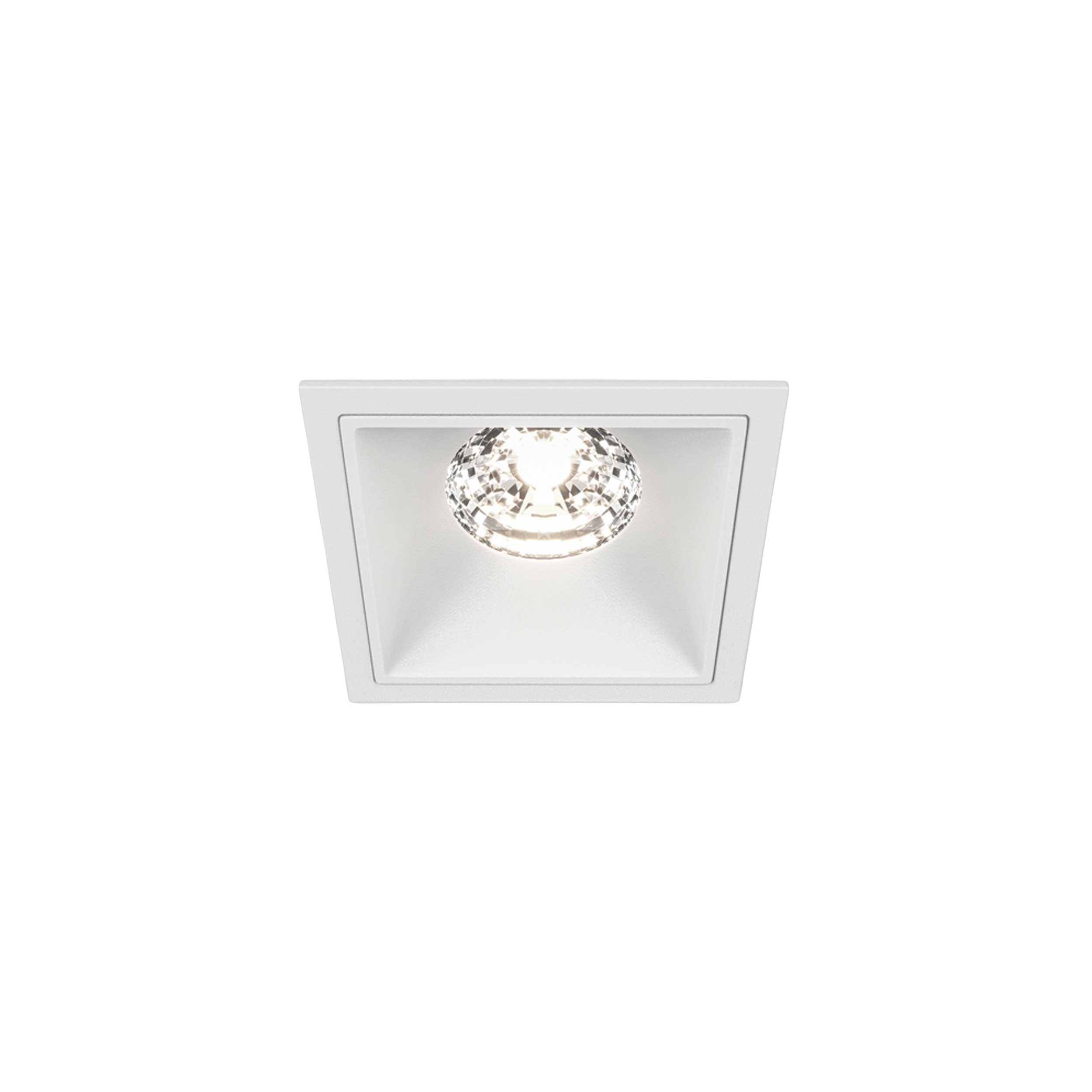 Maytoni Alfa LED 15W 36° ugradbeni četvrtasti downlight, bijeli