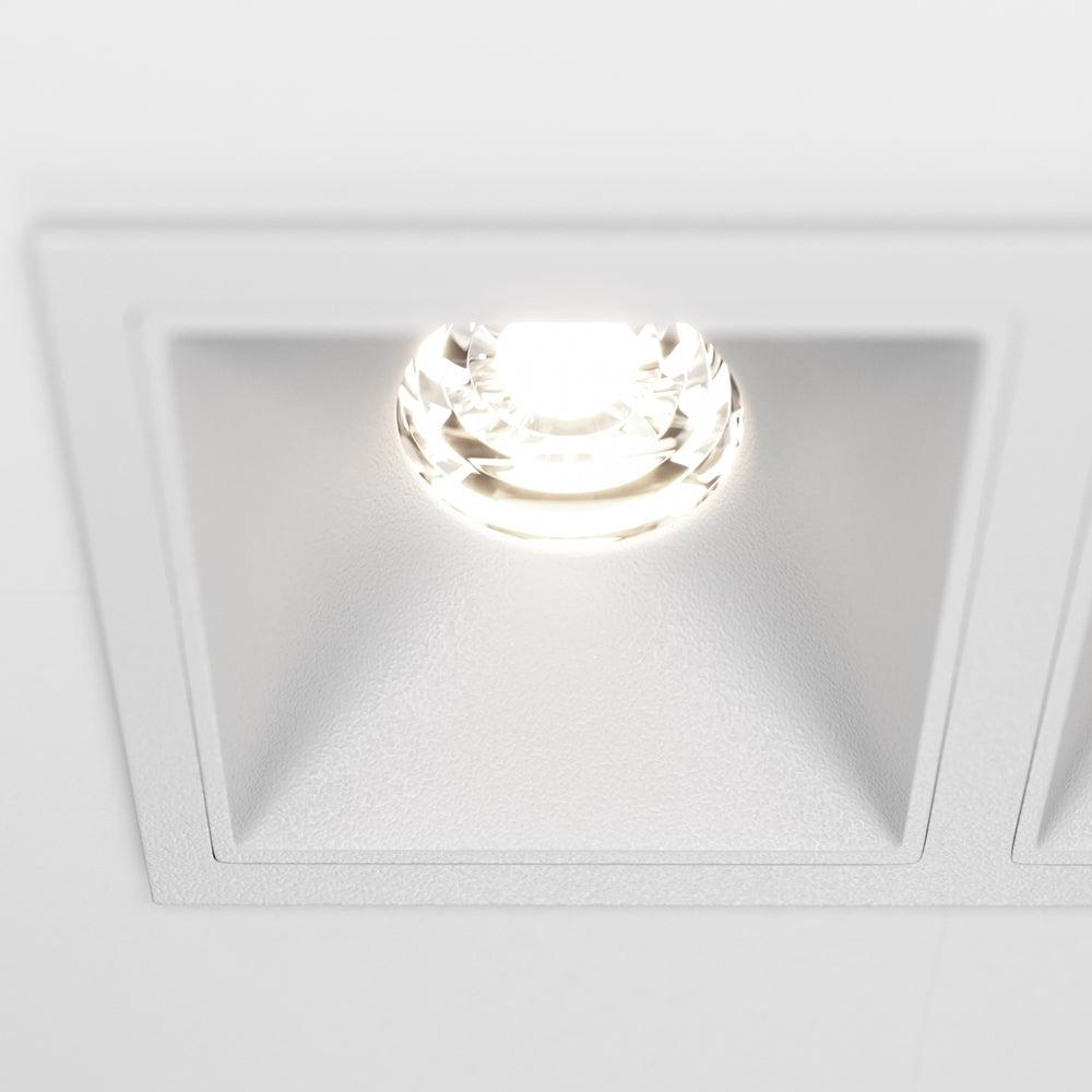 Maytoni Alfa LED 10W 36° ugradbena četvrtasta svjetiljka prema dolje, bijela