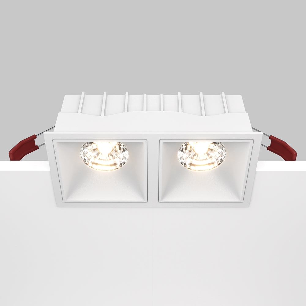 Maytoni Alfa LED 15W 36° ugradbeni četvrtasti downlight, bijeli