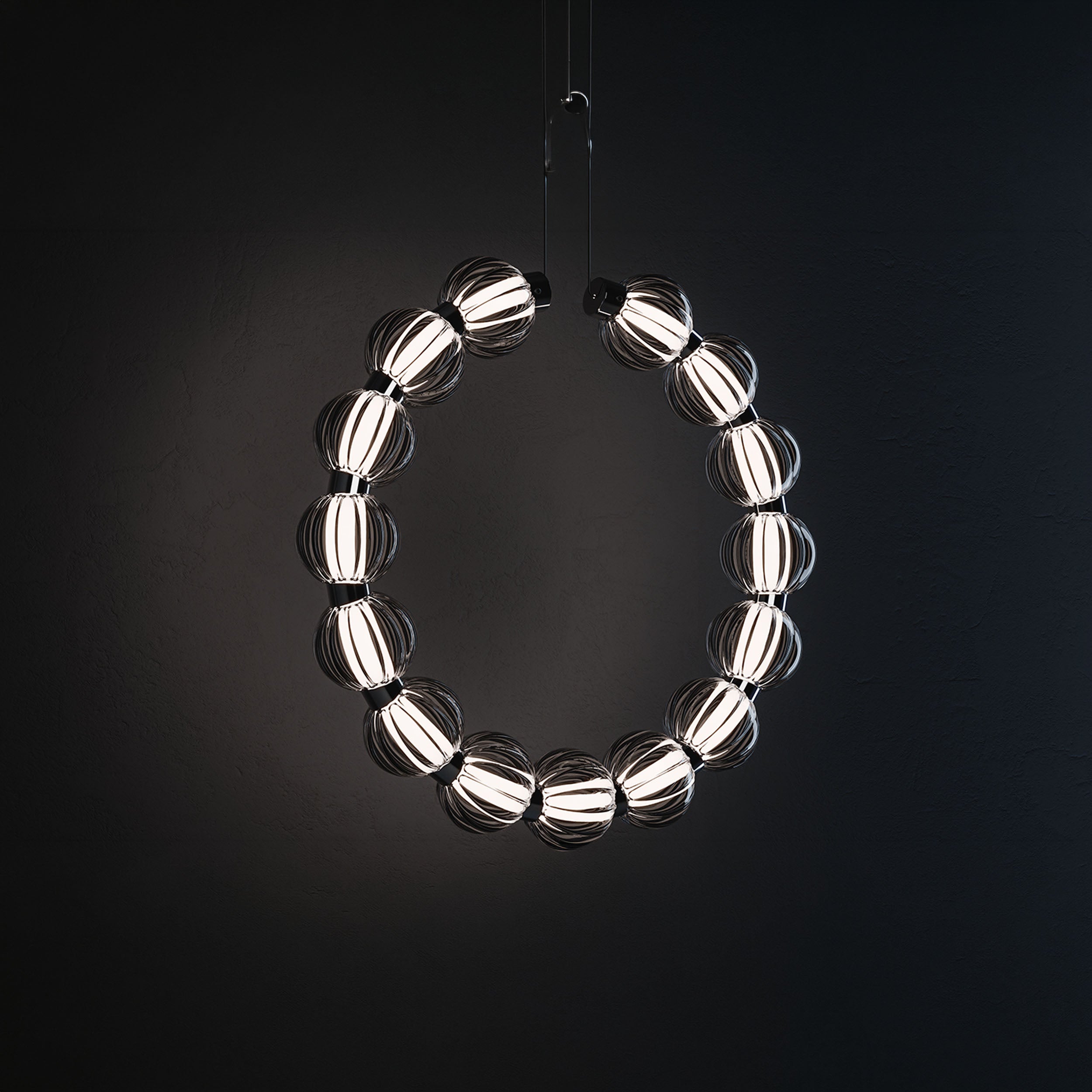 Maytoni Amulet LED viseća svjetiljka, kompozicija lanca