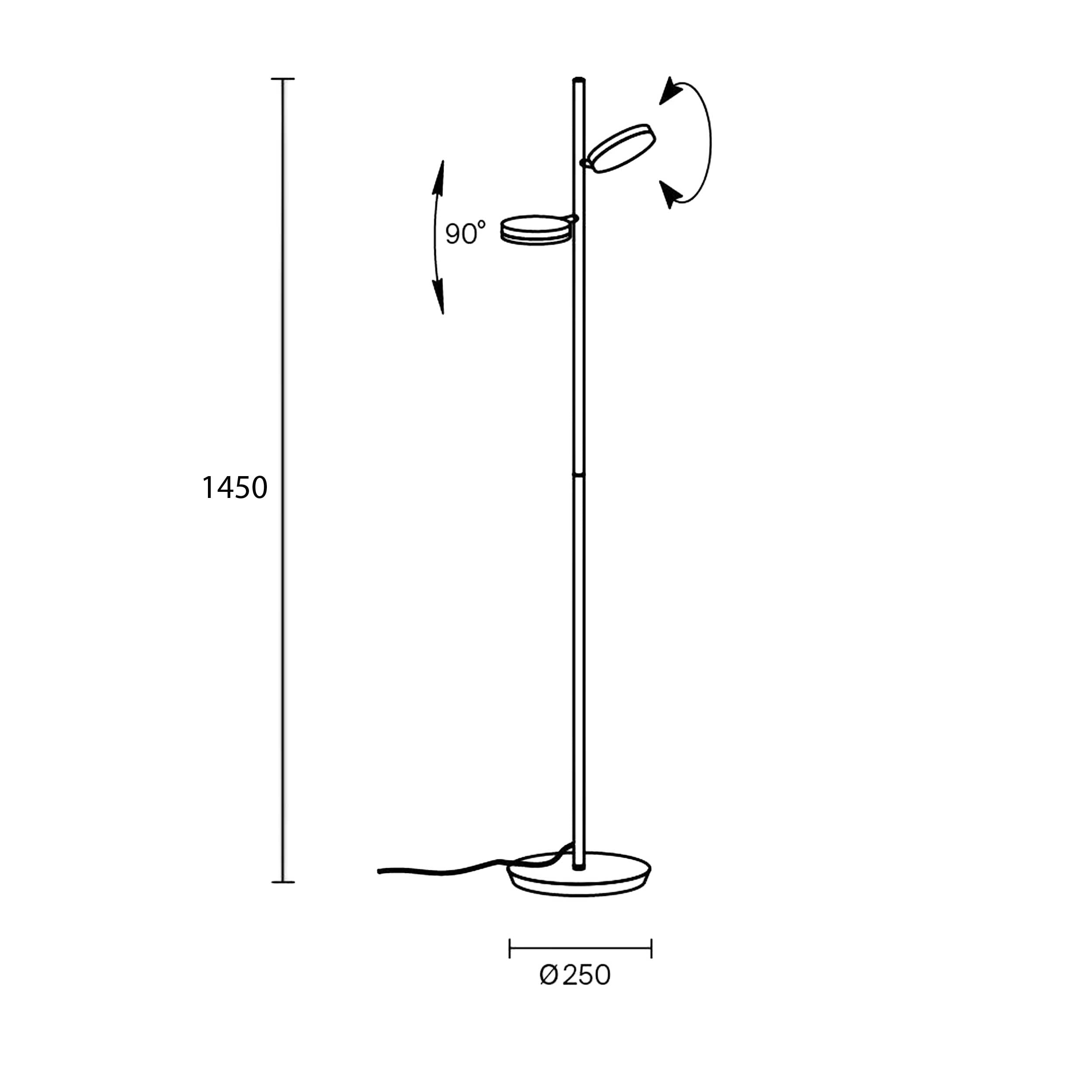 Maytoni Fad LED podna lampa