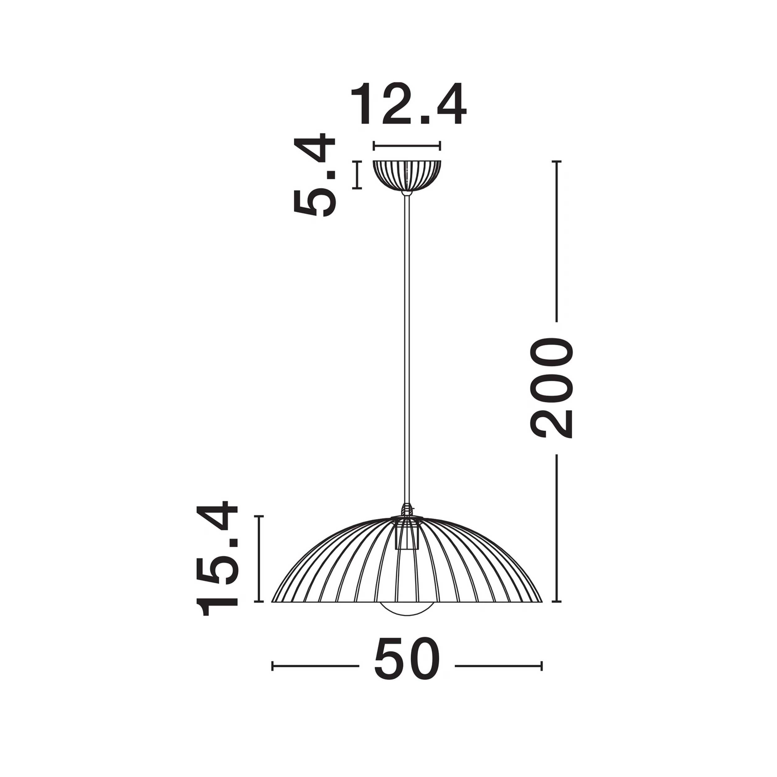 Nova Luce Ammos E27 viseća svjetiljka