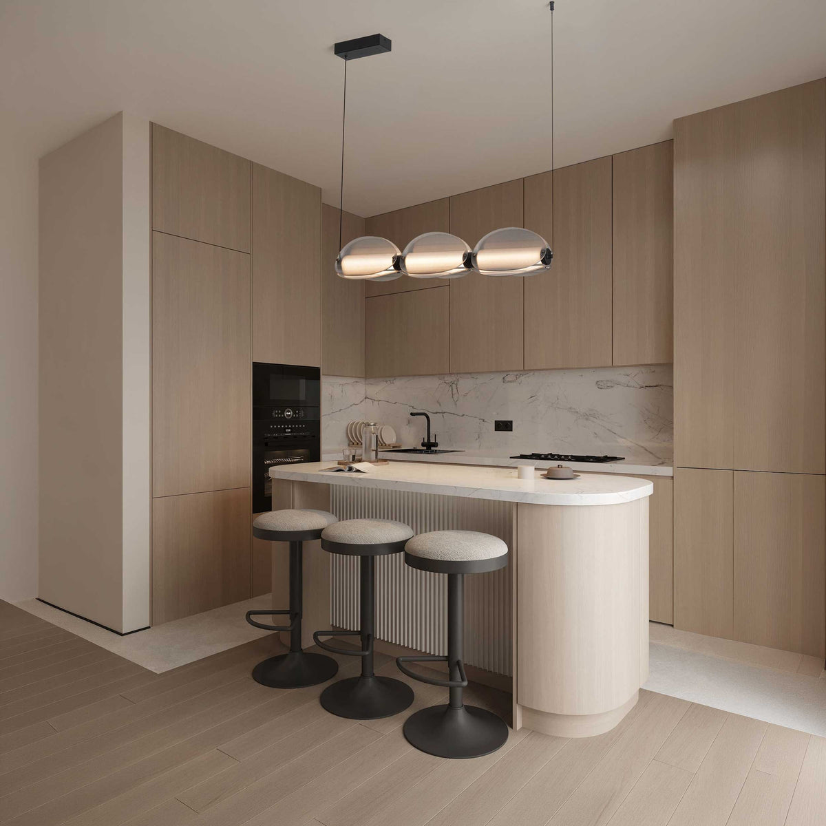 Nova Luce Noir LED linearna viseća svjetiljka