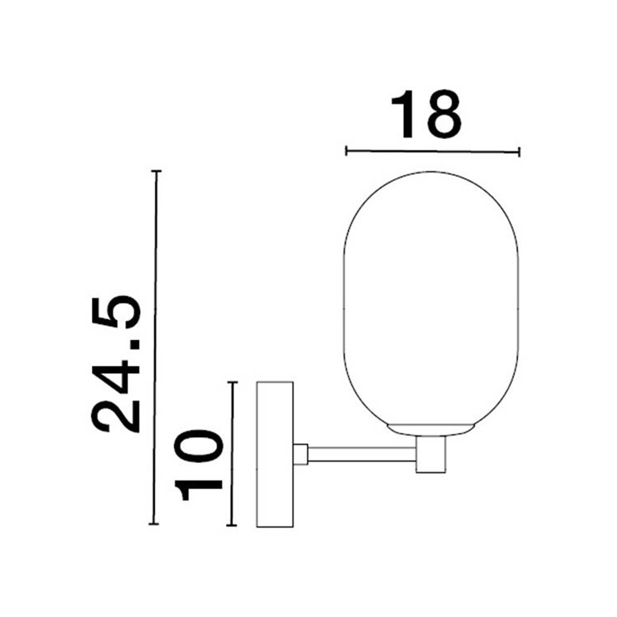 Nova Luce Balor G9 nástěnné svítidlo