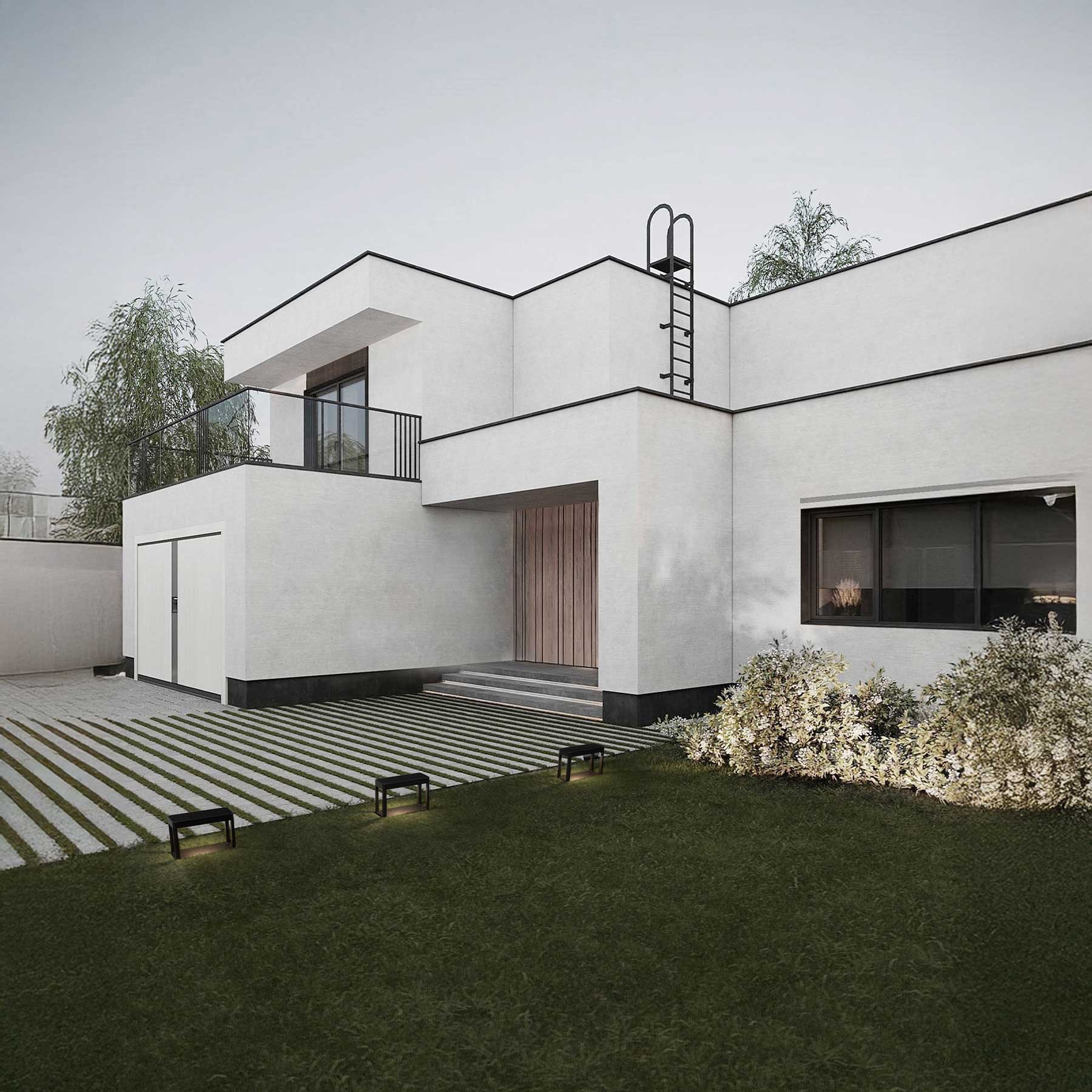 Nova Luce Berni LED solární sloupkové svítidlo IP65