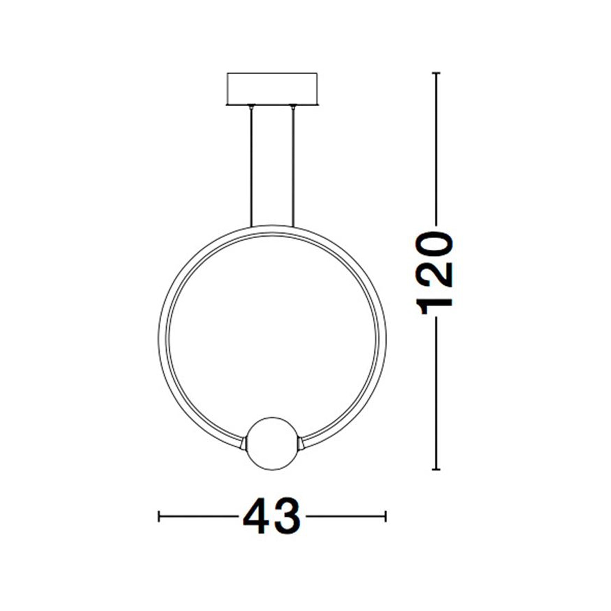 Nova Luce Celia LED závěsné svítidlo