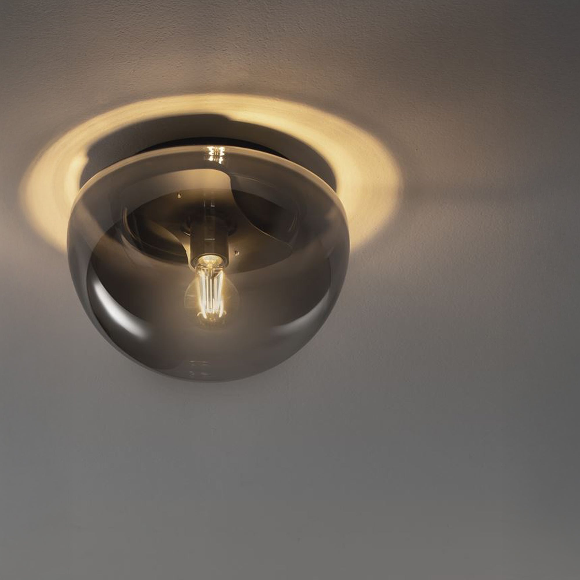 Nova Luce Ebony E27 skleněné stropní svítidlo