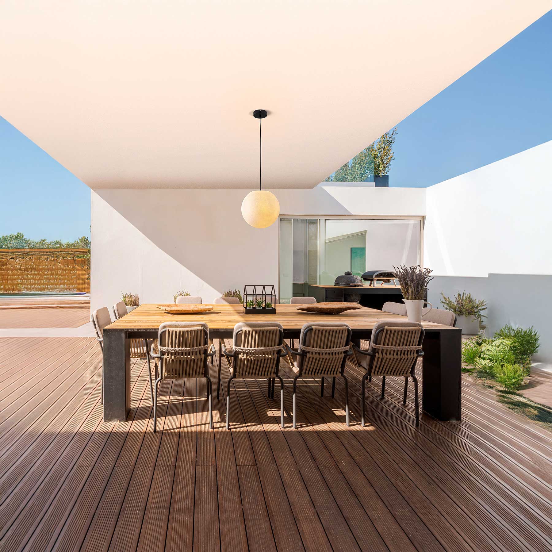 Nova Luce Moon E27 závěsné svítidlo IP65