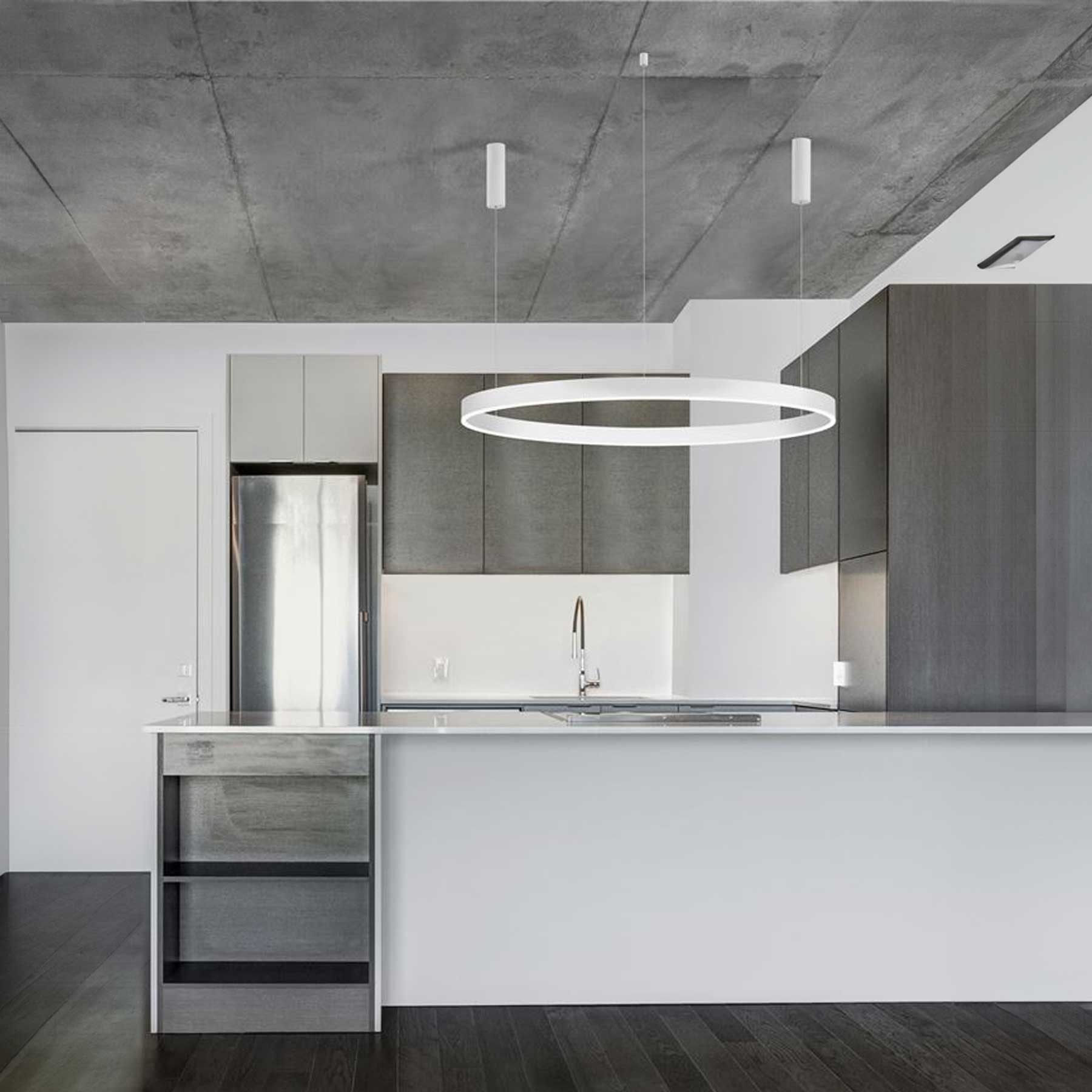 Nova Luce Motif LED kruhové závěsné svítidlo stmívatelné CCT