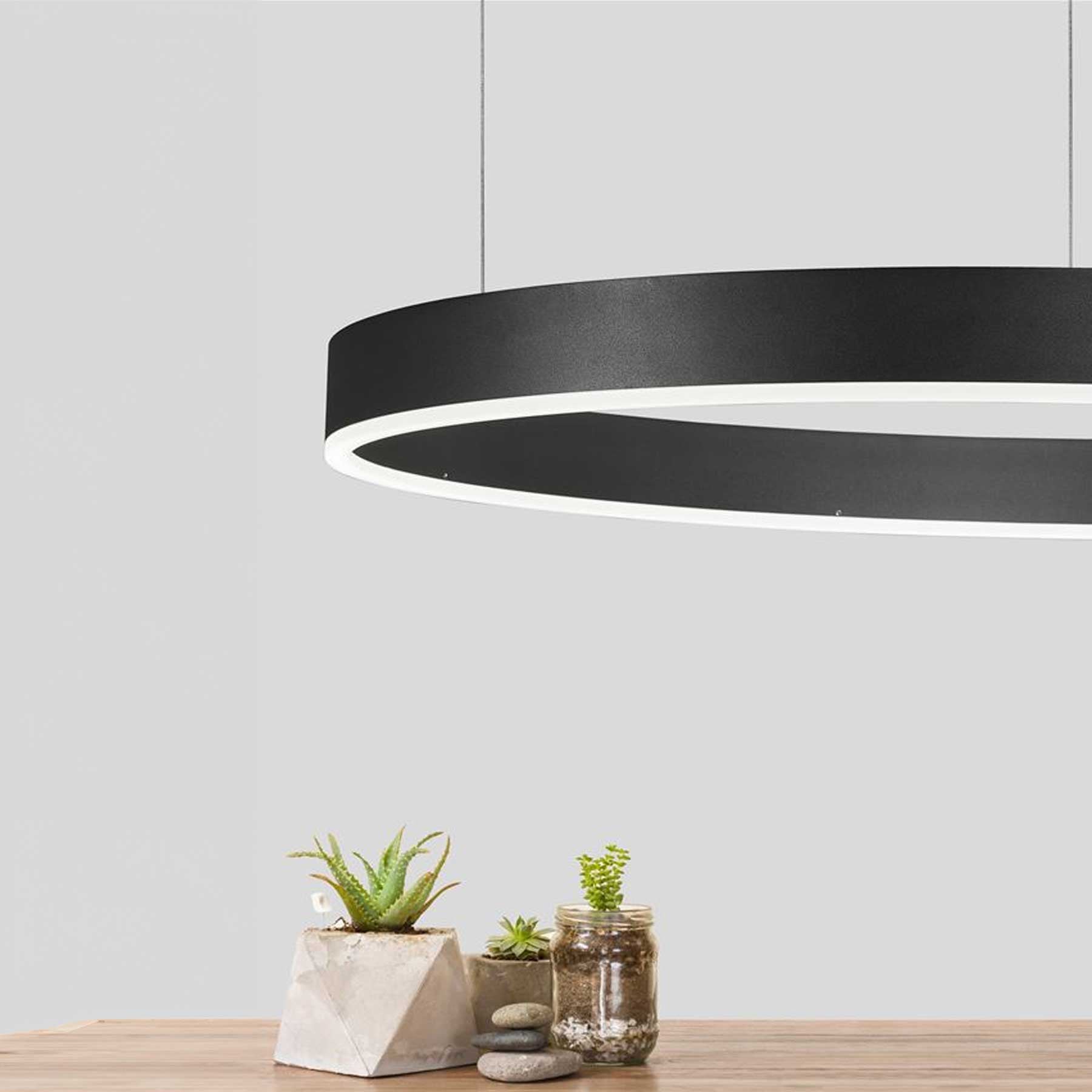 Nova Luce Motif LED kruhové závěsné svítidlo stmívatelné CCT