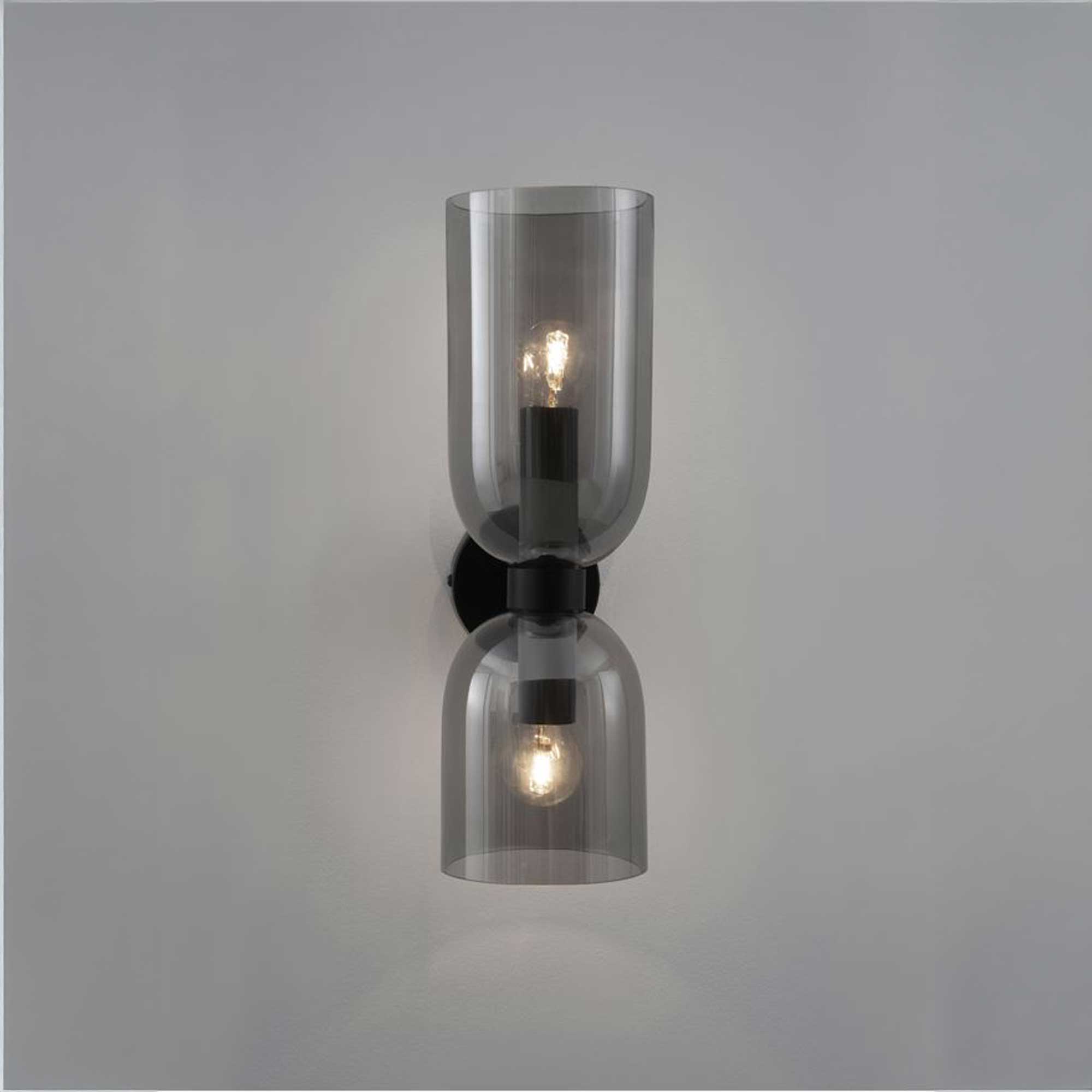 Nova Luce Palmer E27 staklena zidna svjetiljka