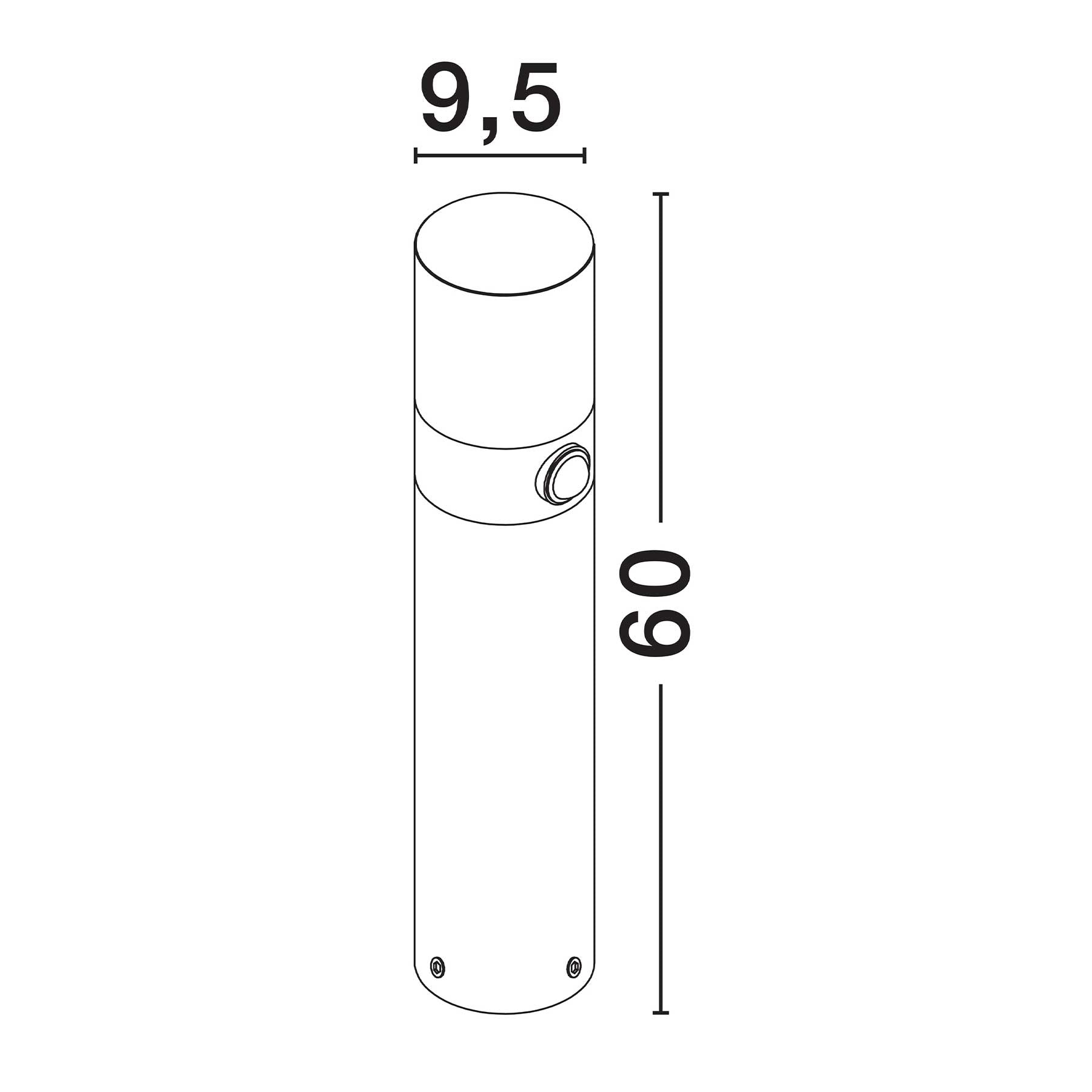 Nova Luce Paul LED sloupkové svítidlo